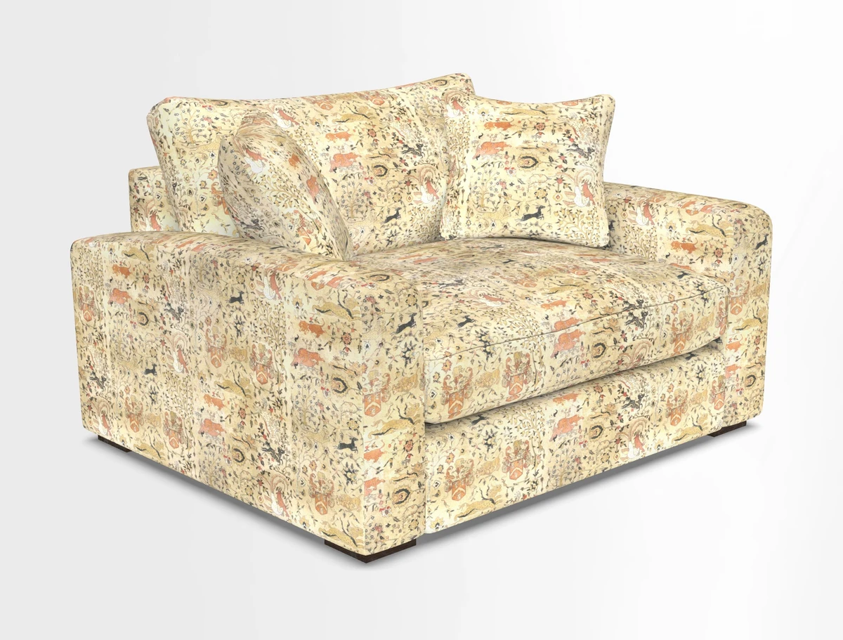 Stockbridge Snuggler in Two Tone Plain Biscuit