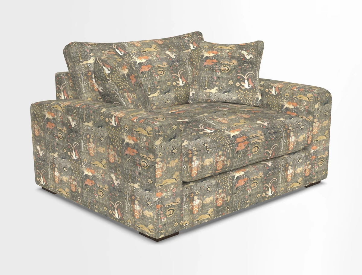 Stockbridge Snuggler in Two Tone Plain Biscuit