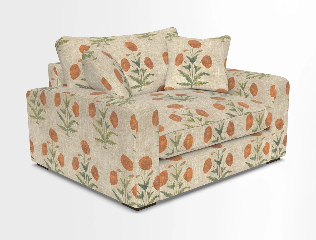 Stockbridge Snuggler in Two Tone Plain Biscuit