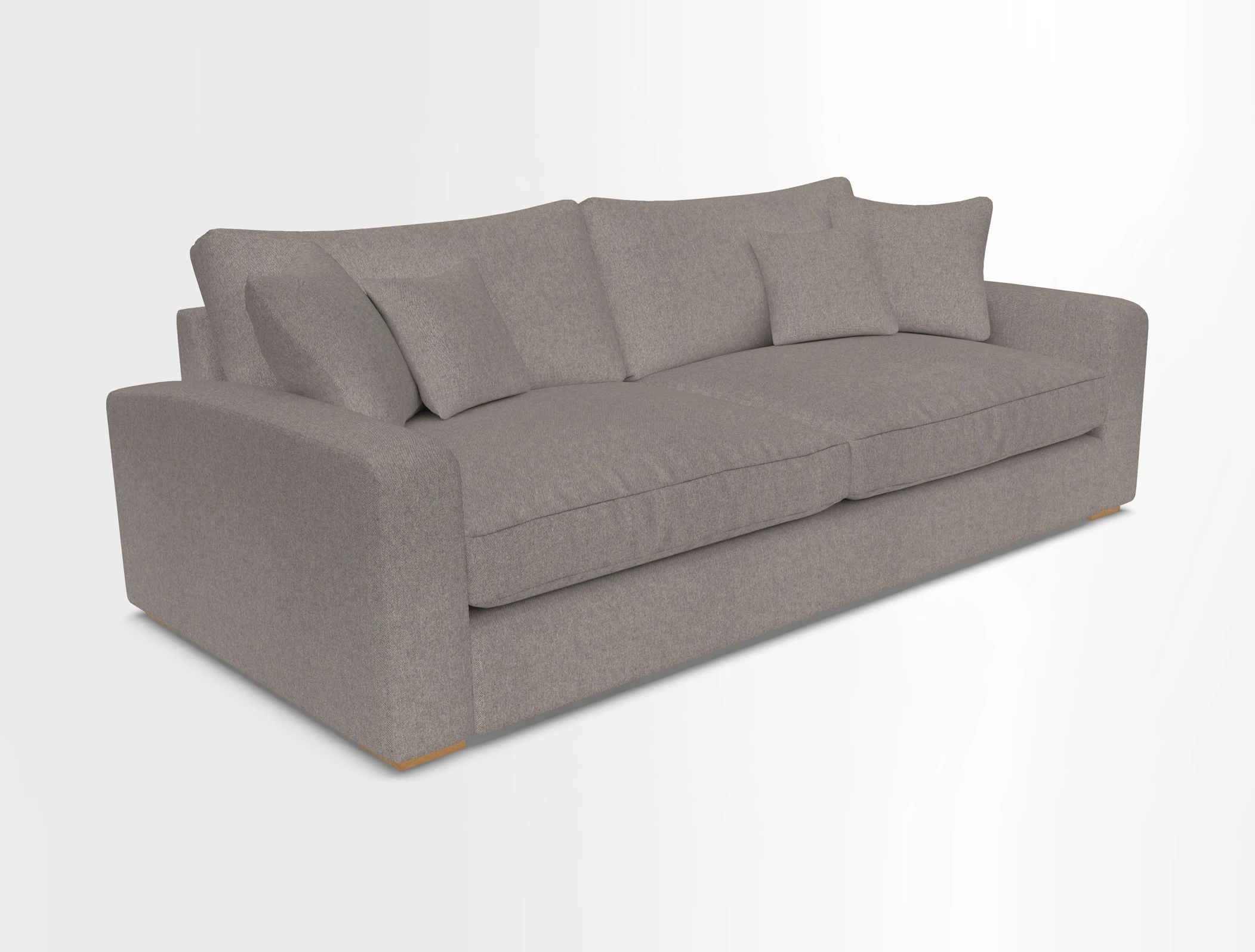 Stockbridge 4 Seater Sofa in Warwick Graf Slate