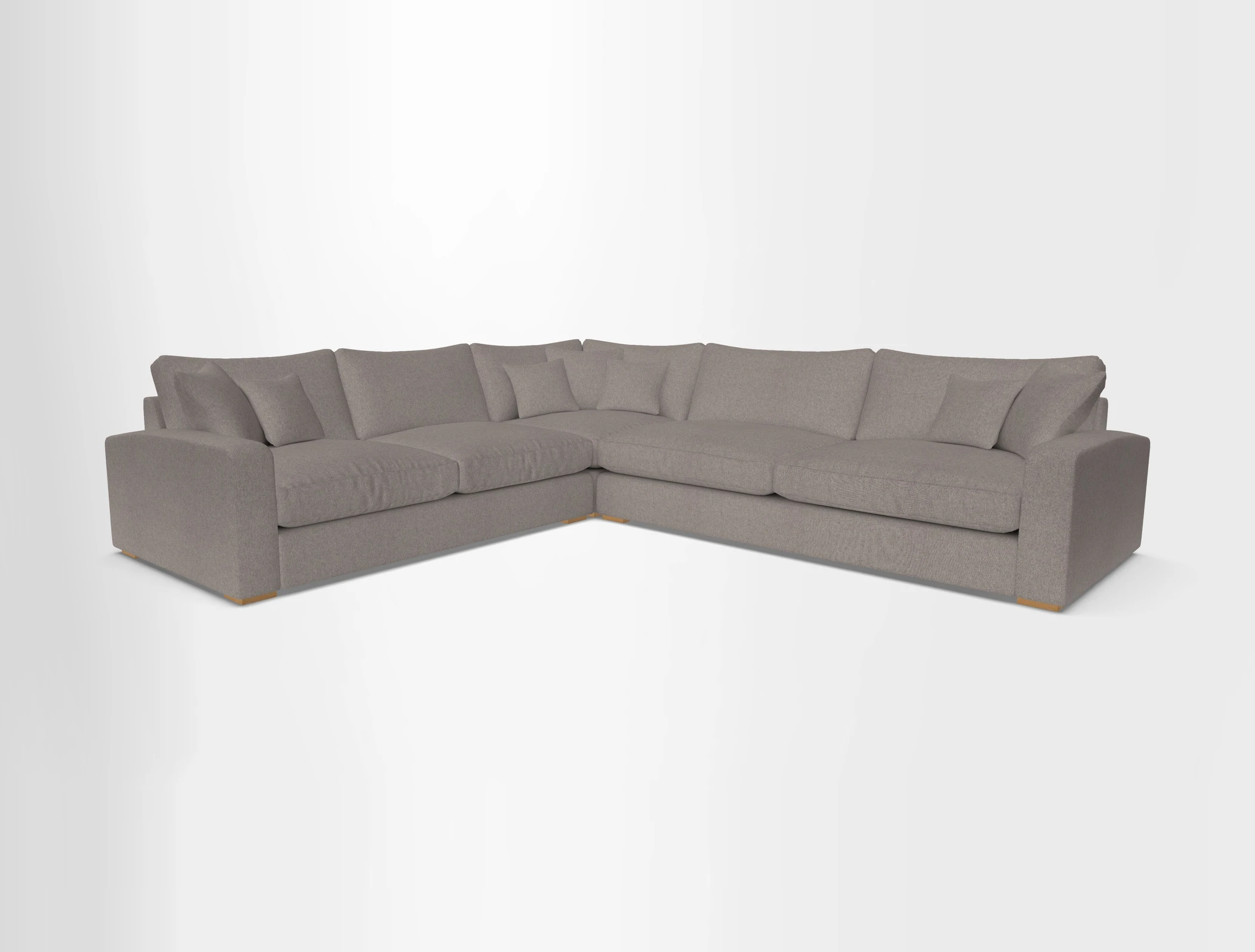 Stockbridge Corner Sofa RHF in Sanday Natural