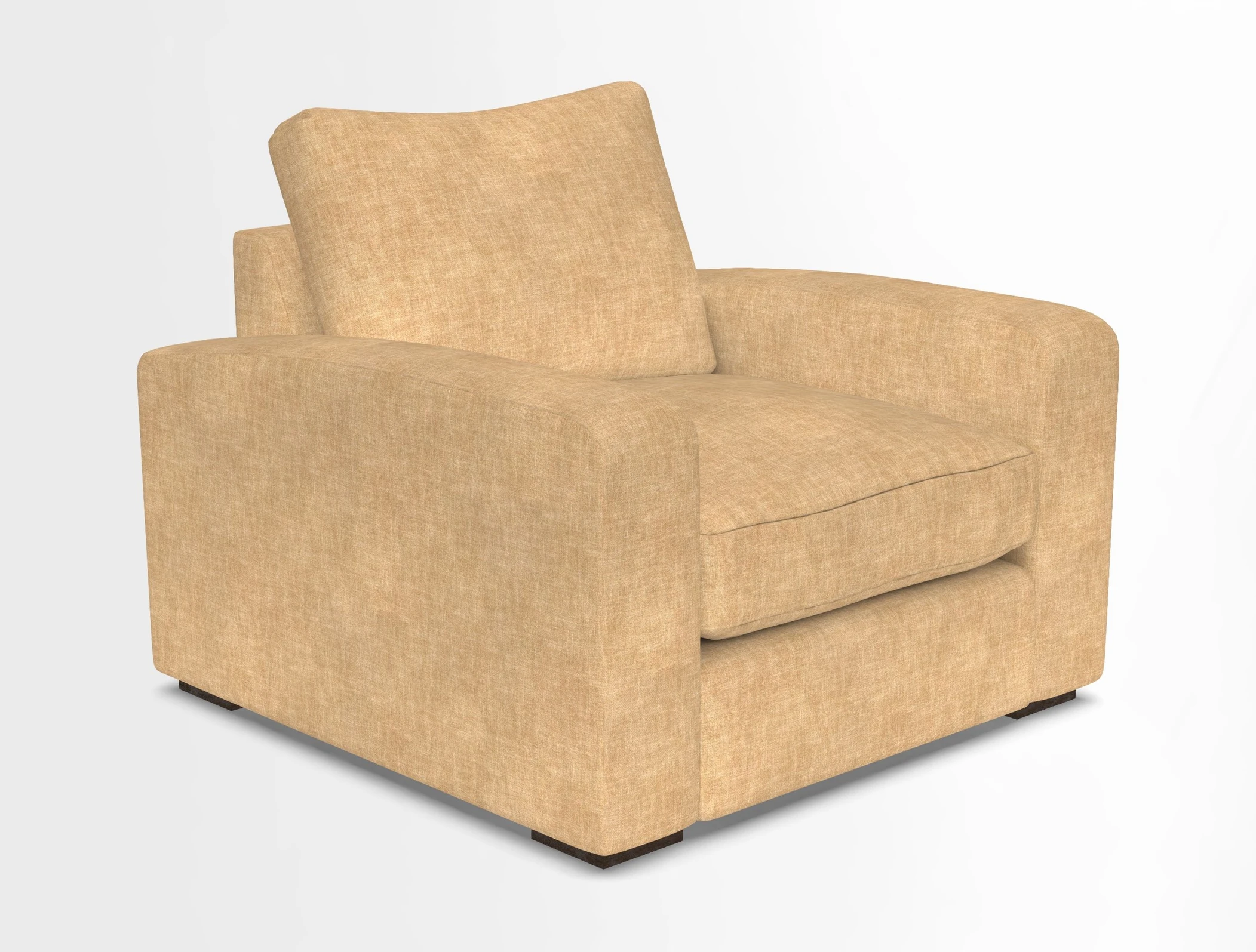 Stockbridge Chair in Two Tone Plain Biscuit