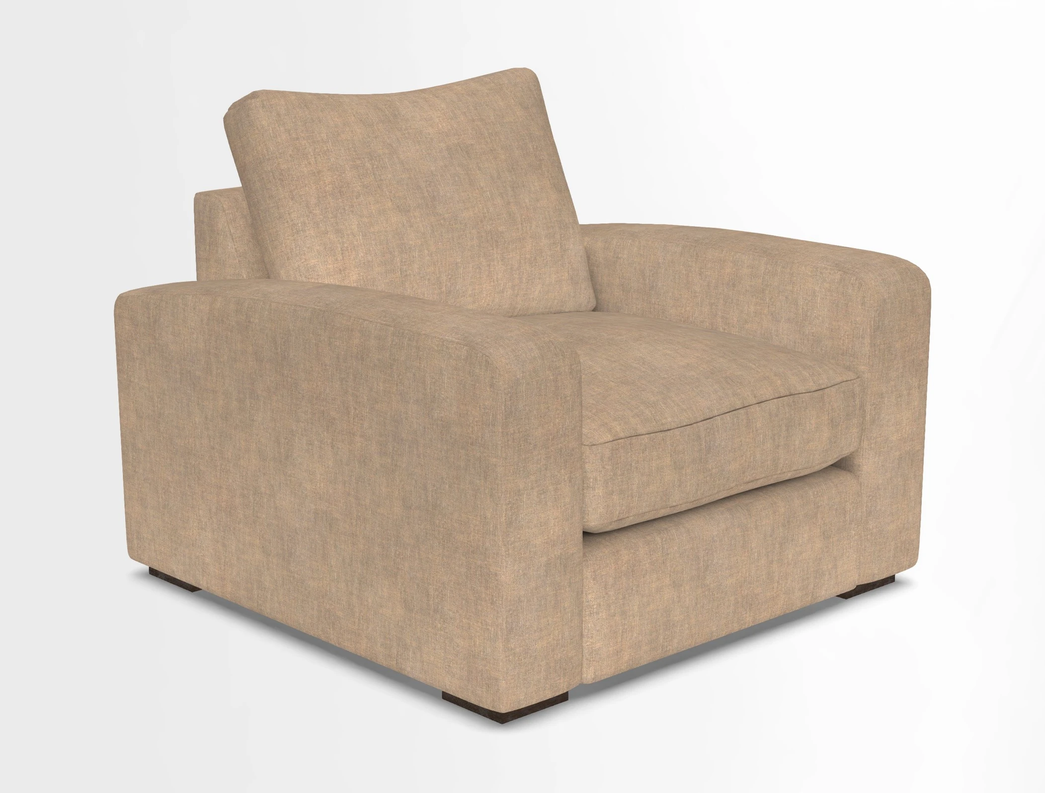 Stockbridge Chair in Two Tone Plain Biscuit
