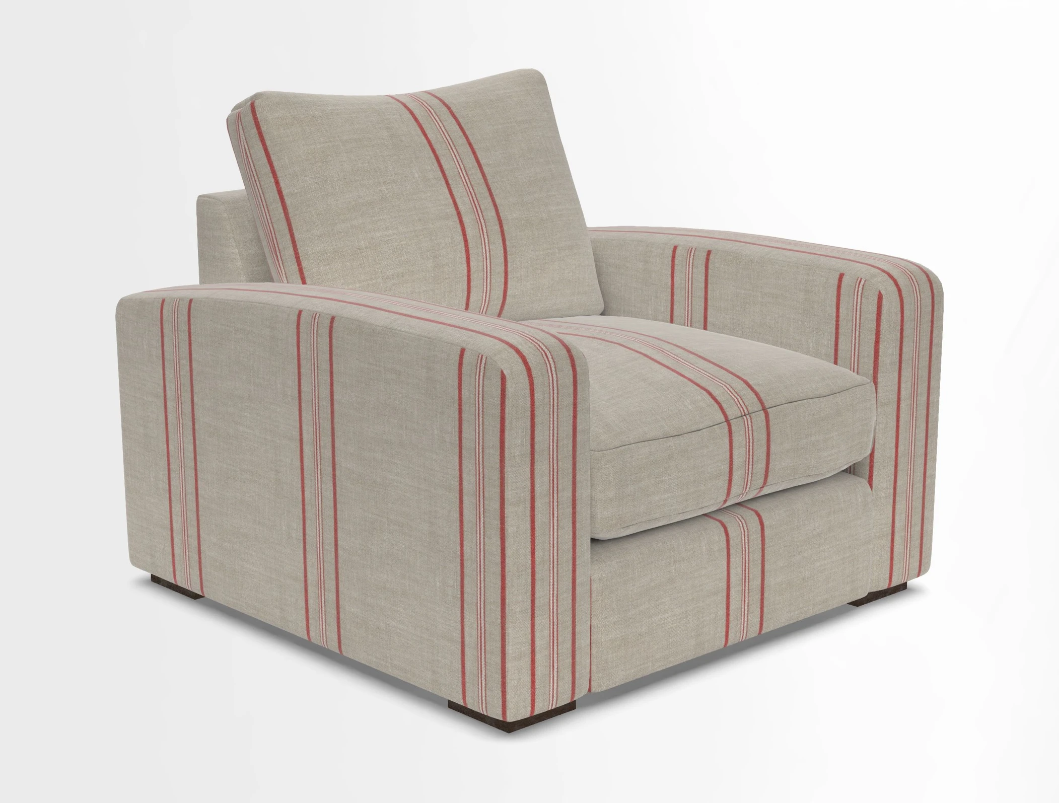 Stockbridge Chair in Two Tone Plain Biscuit