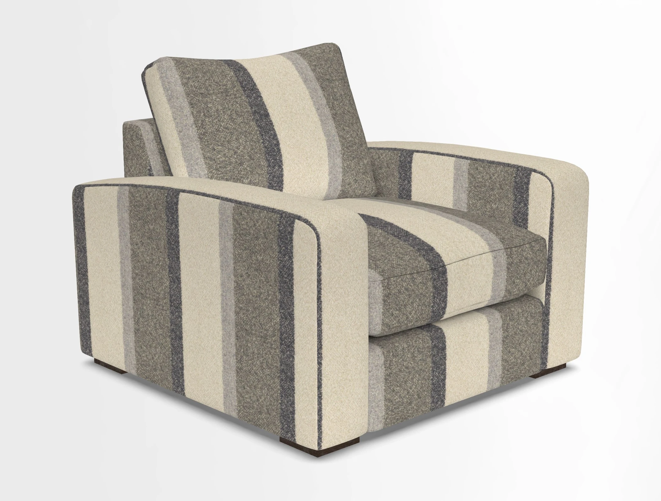 Stockbridge Chair in Two Tone Plain Biscuit