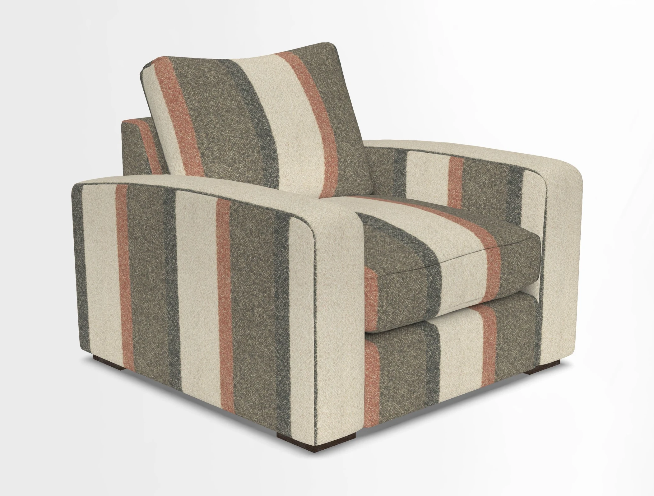 Stockbridge Chair in Two Tone Plain Biscuit