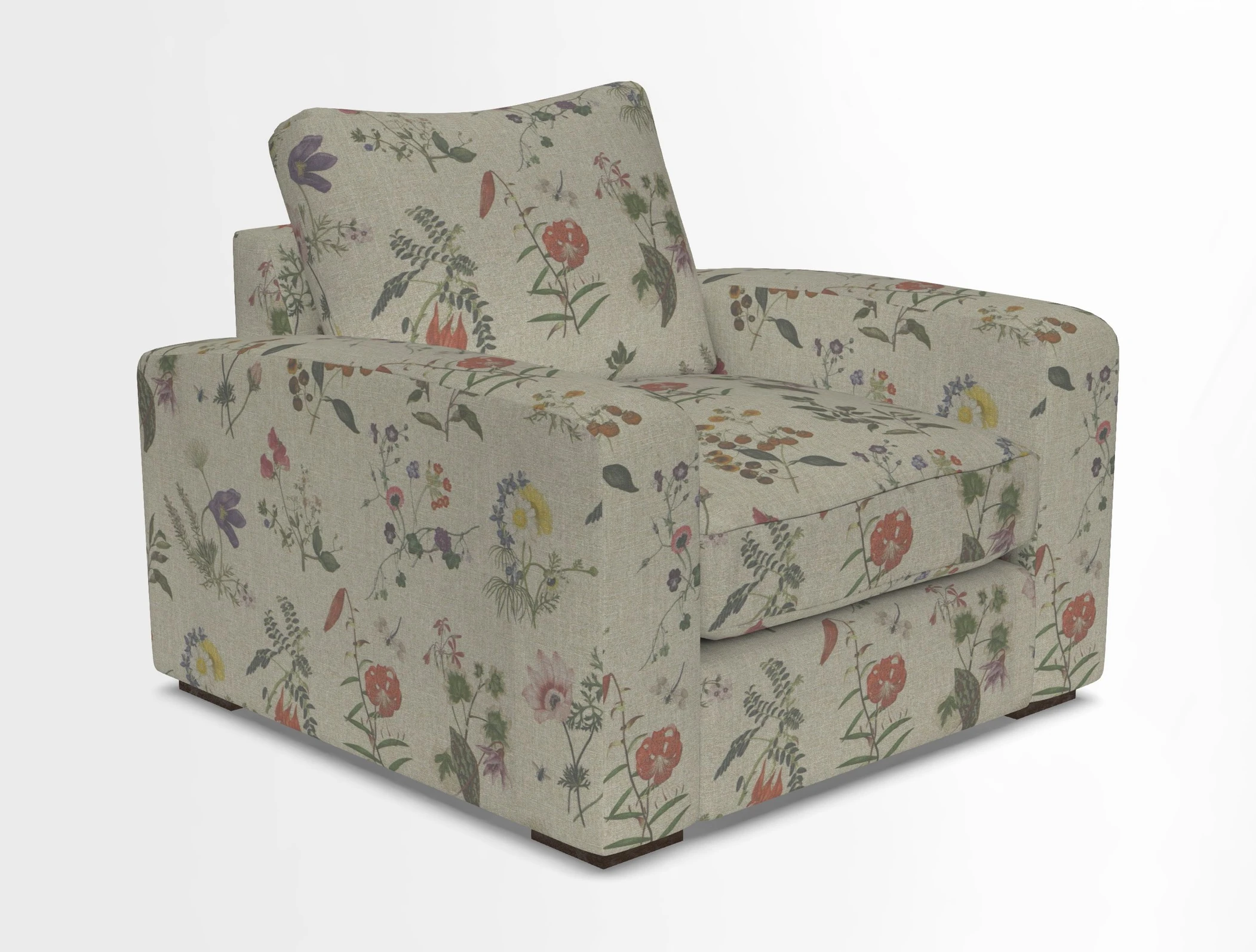 Stockbridge Chair in Two Tone Plain Biscuit