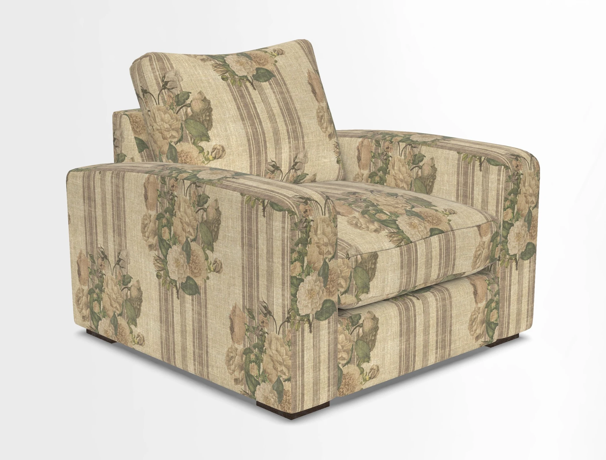 Stockbridge Chair in Two Tone Plain Biscuit