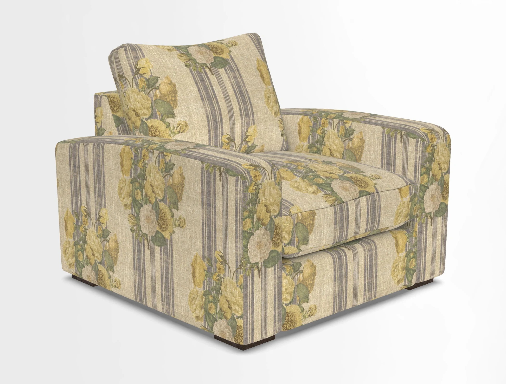 Stockbridge Chair in Two Tone Plain Biscuit