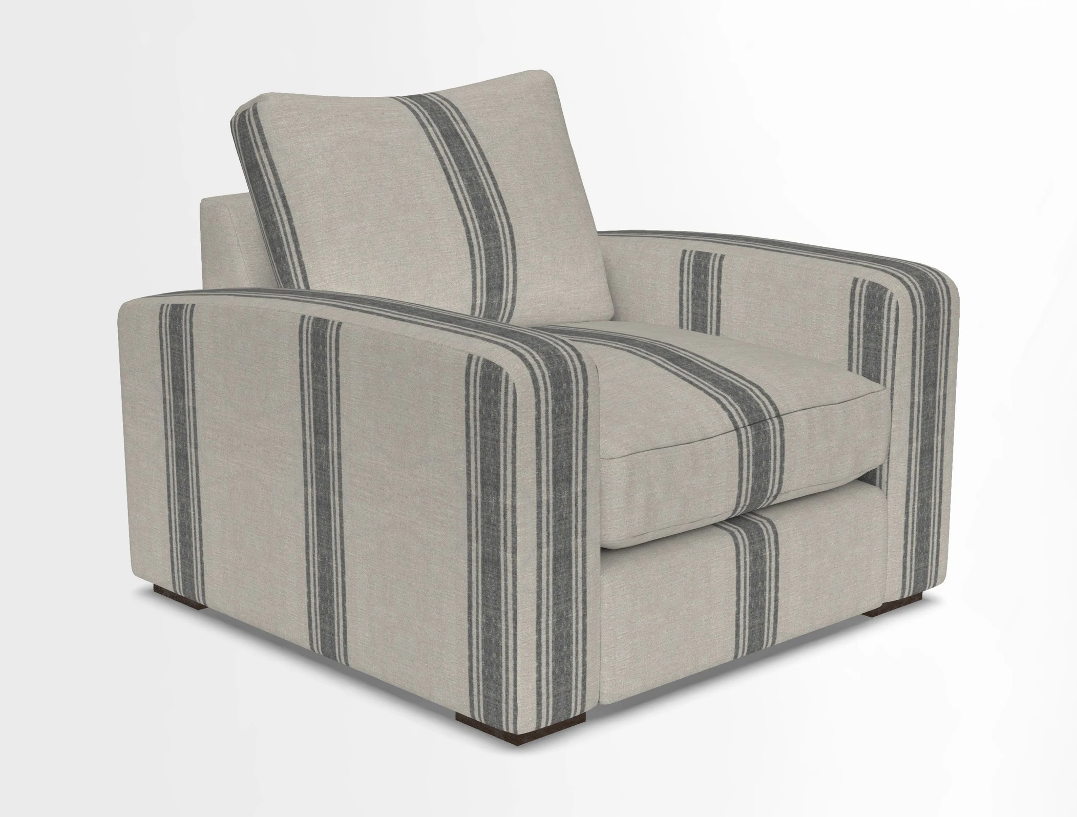 Stockbridge Chair in Two Tone Plain Biscuit