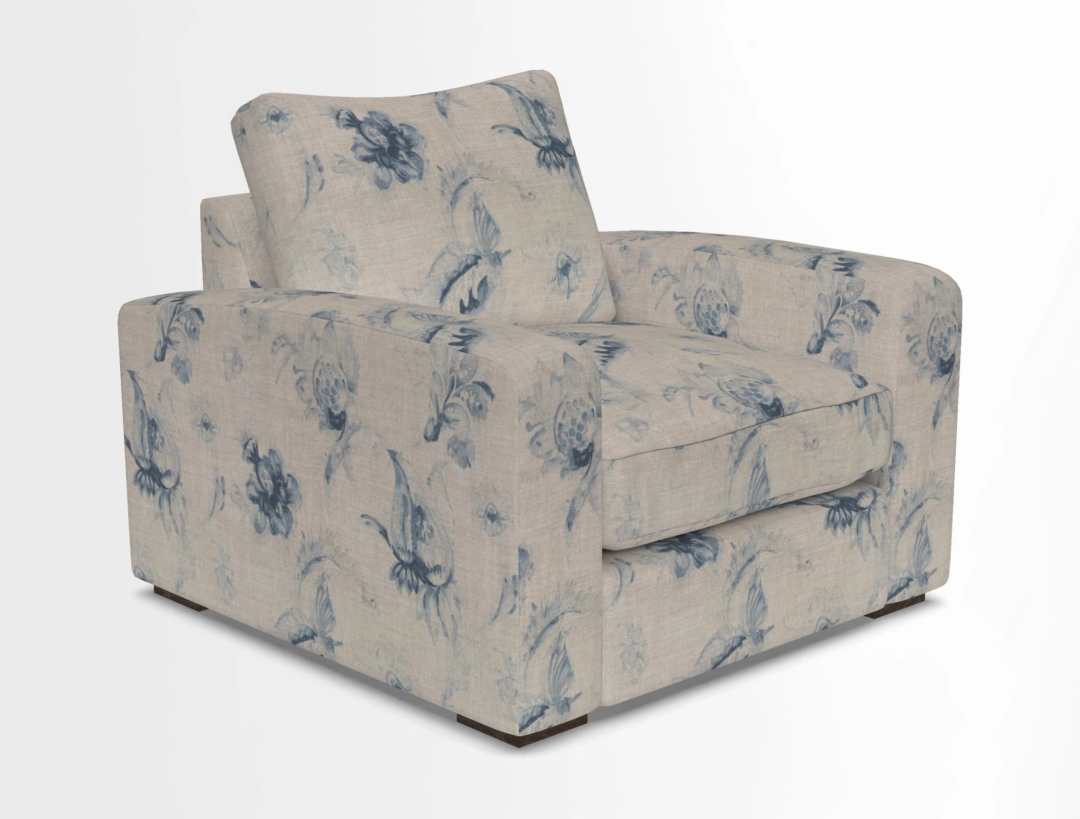 Stockbridge Chair in Two Tone Plain Biscuit