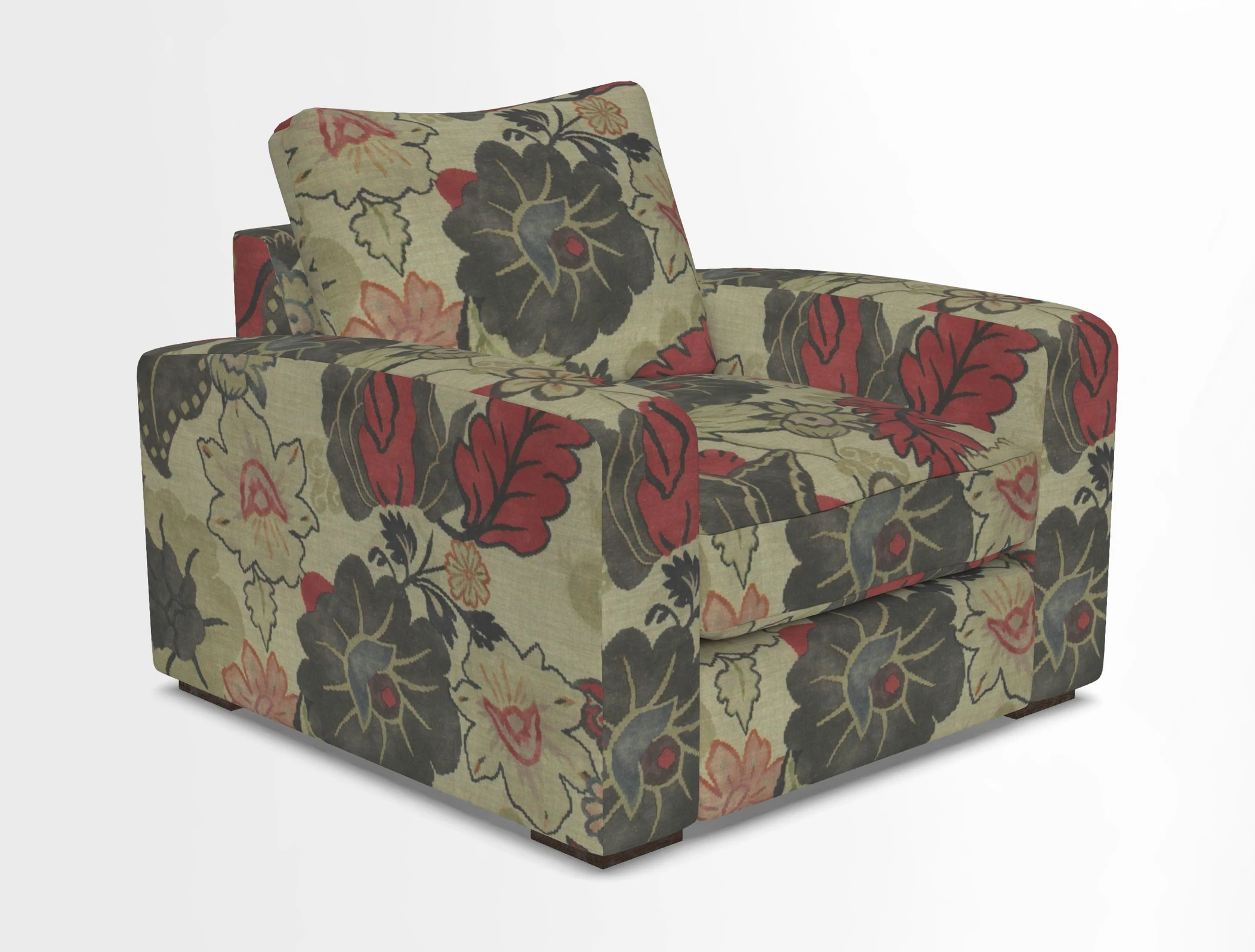 Stockbridge Chair in Two Tone Plain Biscuit