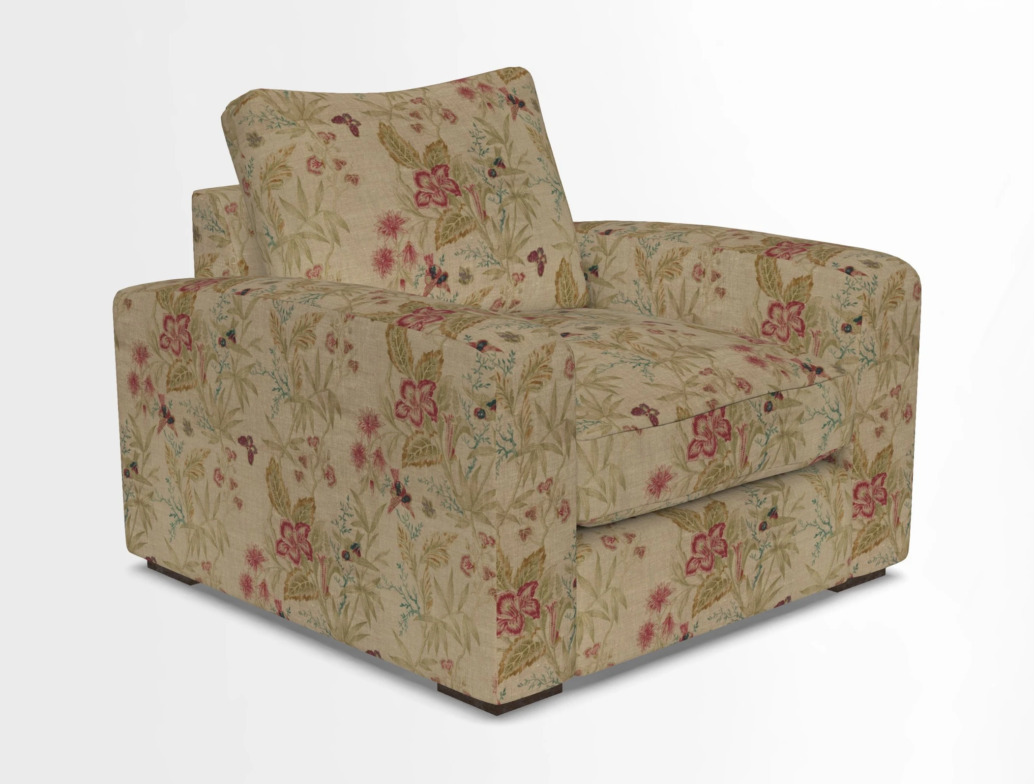 Stockbridge Chair in Two Tone Plain Biscuit