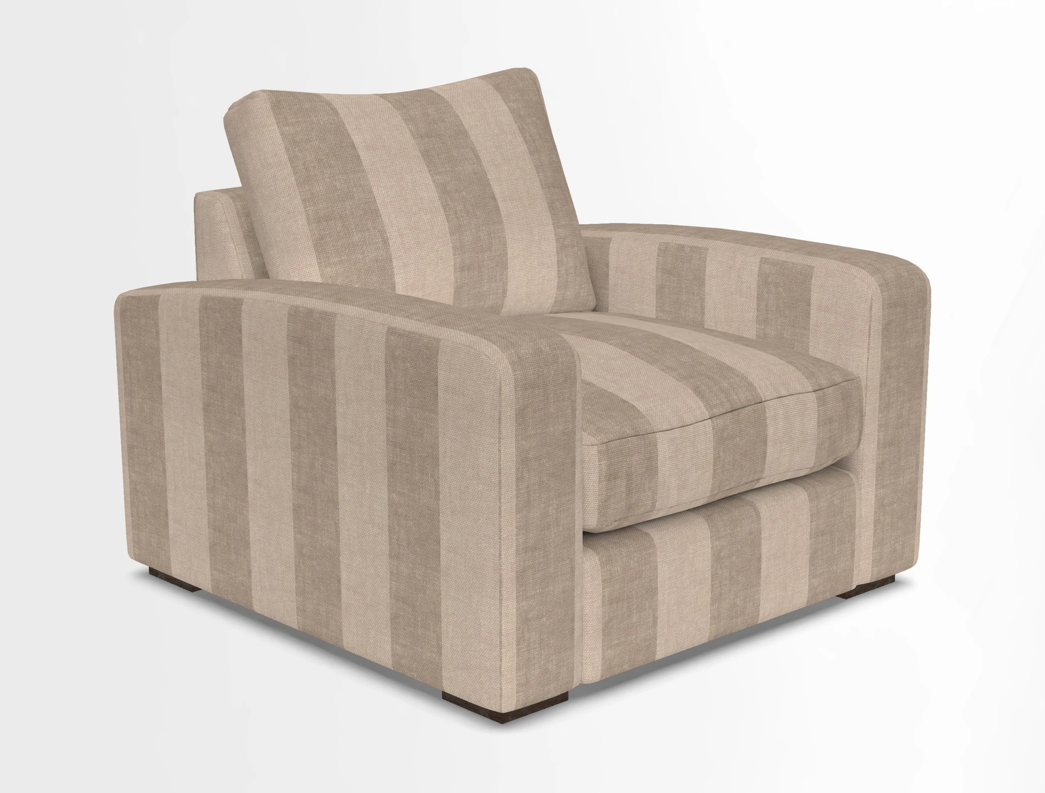 Stockbridge Chair in Two Tone Plain Biscuit