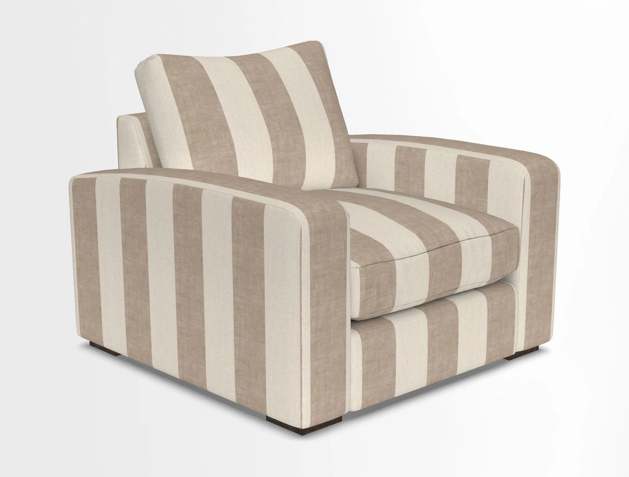 Stockbridge Chair in Two Tone Plain Biscuit
