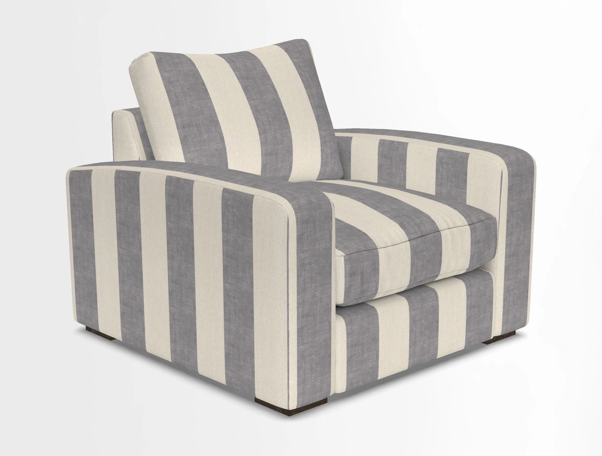 Stockbridge Chair in Two Tone Plain Biscuit