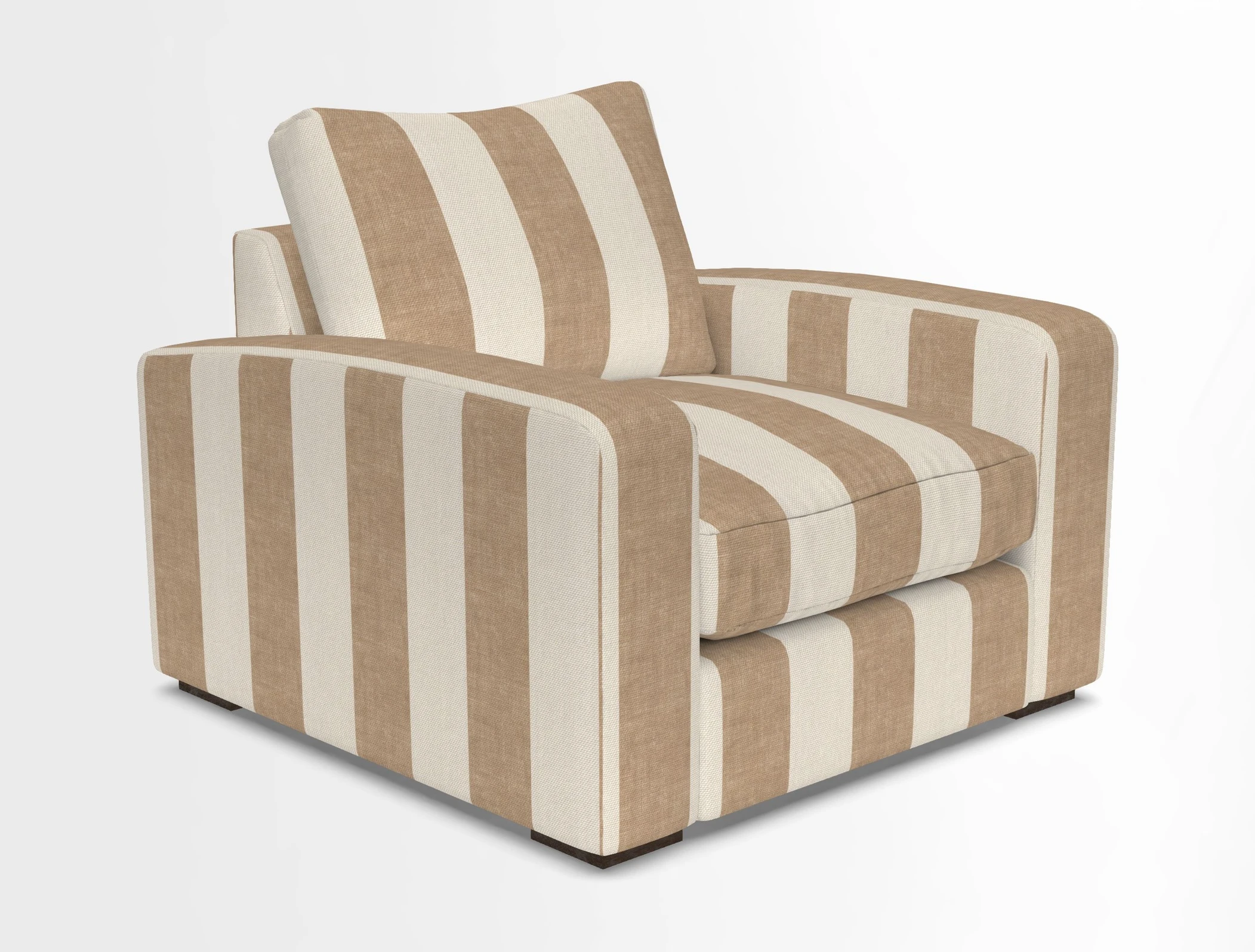 Stockbridge Chair in Two Tone Plain Biscuit