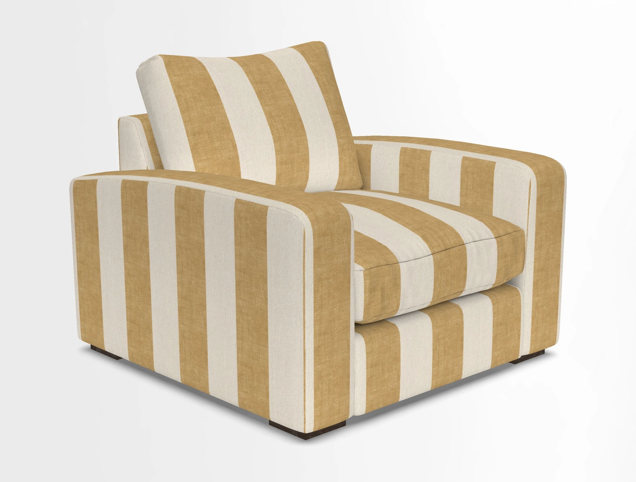 Stockbridge Chair in Two Tone Plain Biscuit