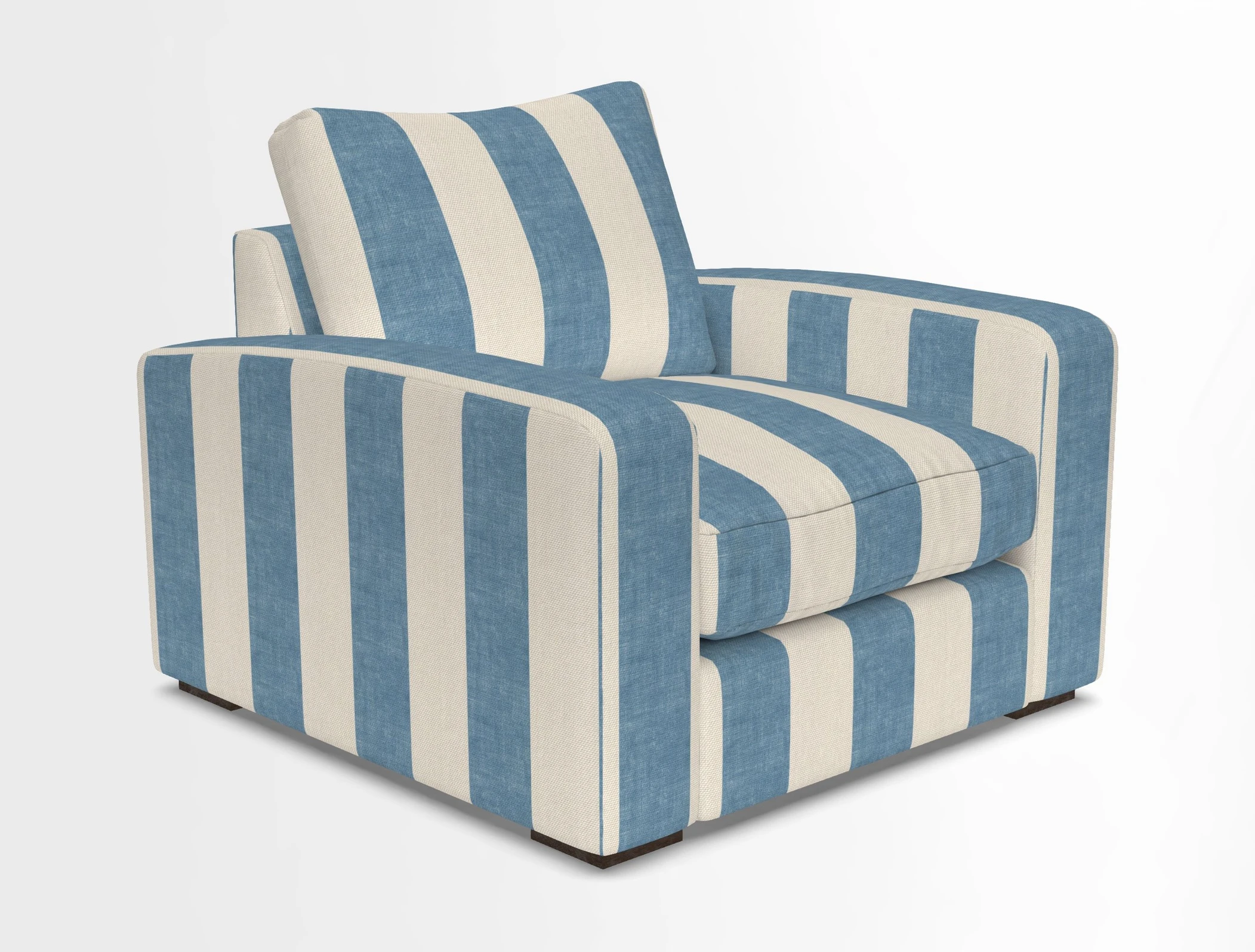 Stockbridge Chair in Two Tone Plain Biscuit