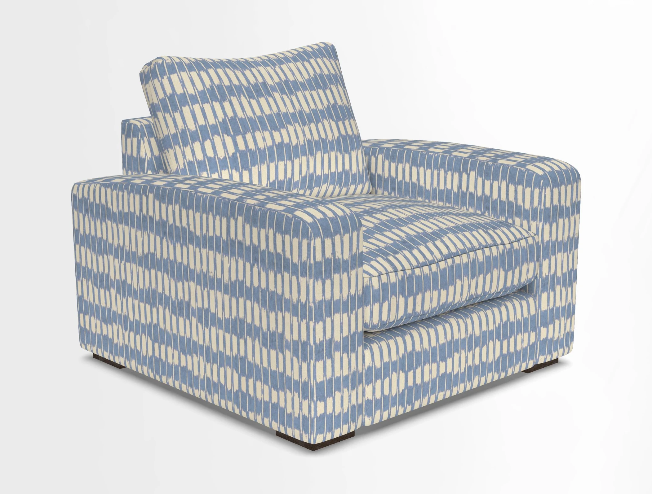 Stockbridge Chair in Two Tone Plain Biscuit