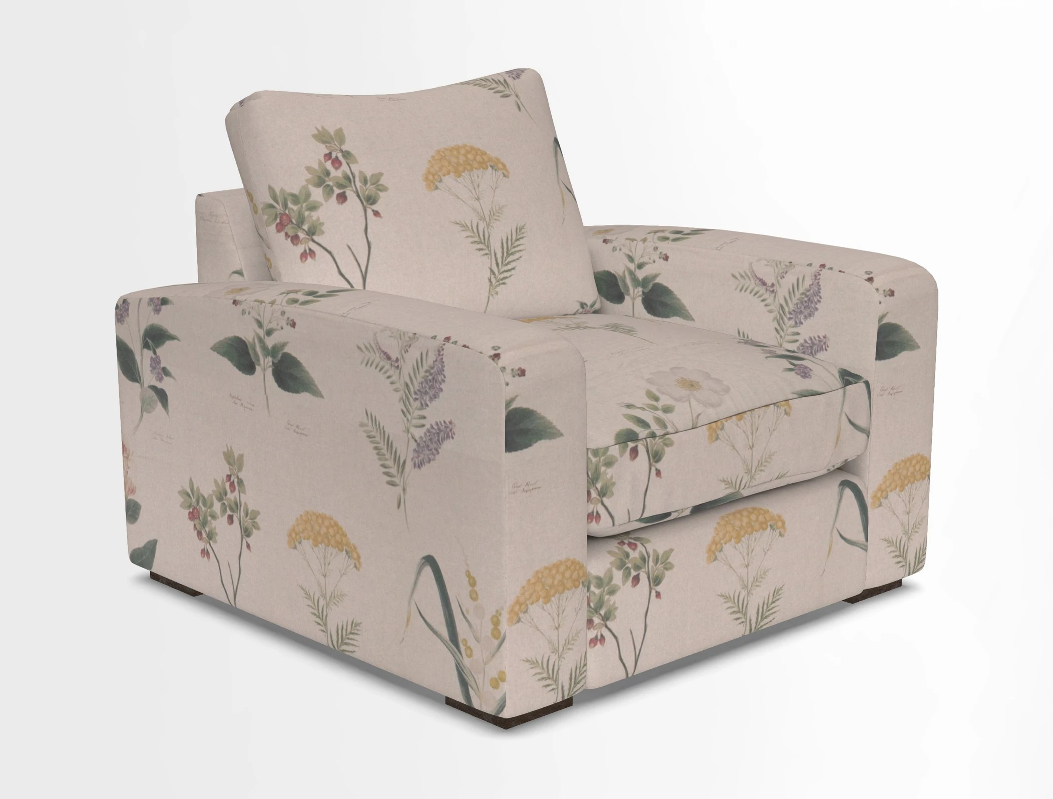 Stockbridge Chair in Two Tone Plain Biscuit