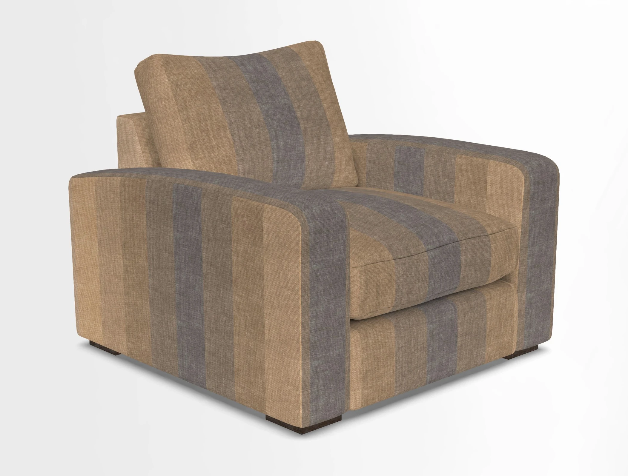 Stockbridge Chair in Two Tone Plain Biscuit