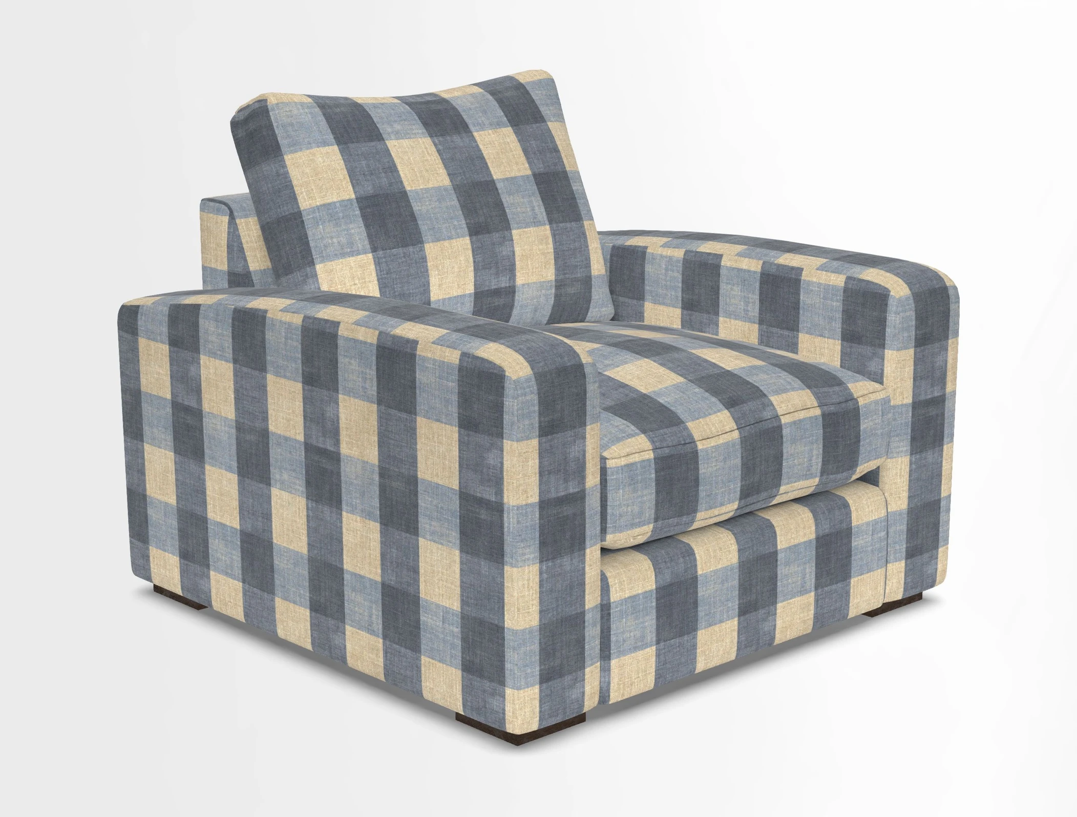 Stockbridge Chair in Two Tone Plain Biscuit