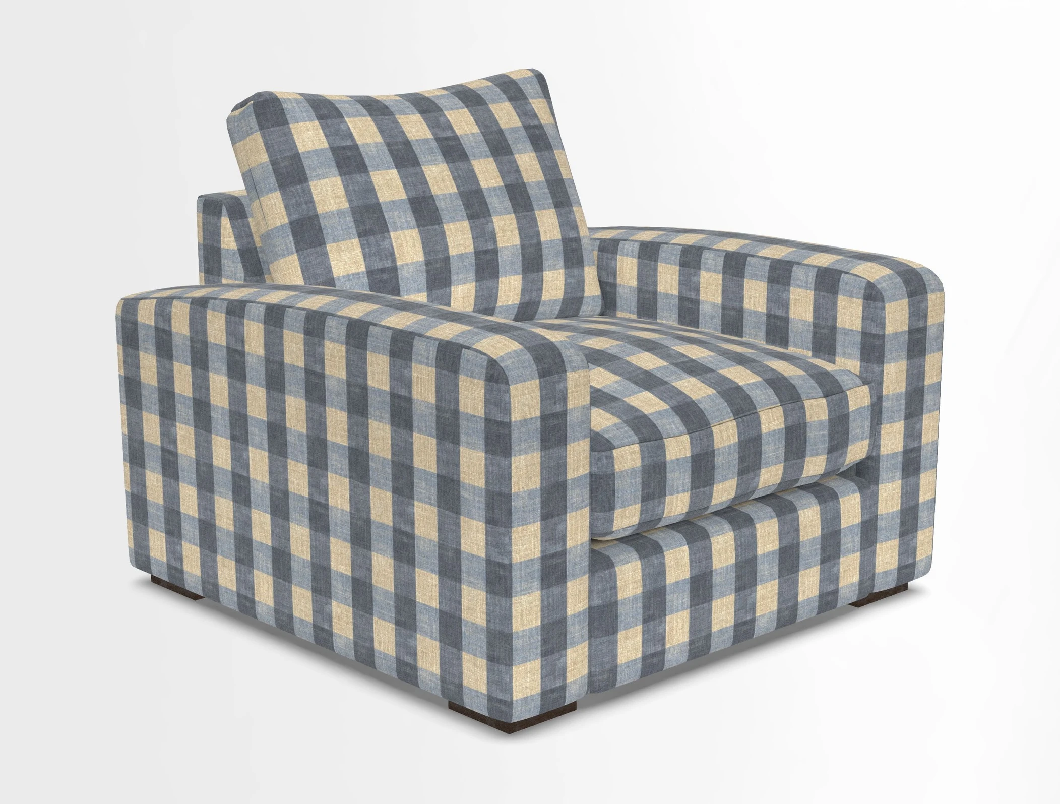 Stockbridge Chair in Two Tone Plain Biscuit