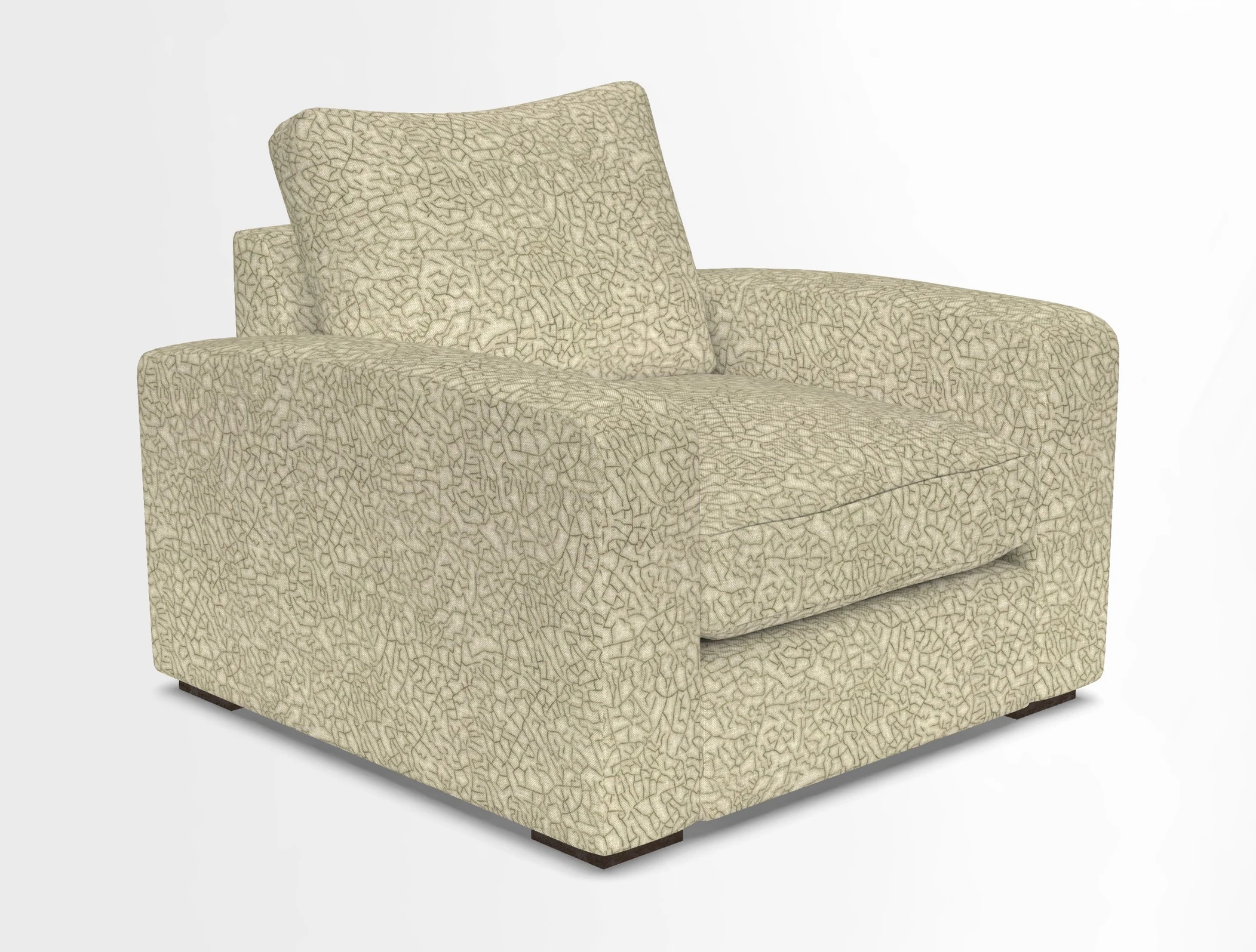 Stockbridge Chair in Two Tone Plain Biscuit
