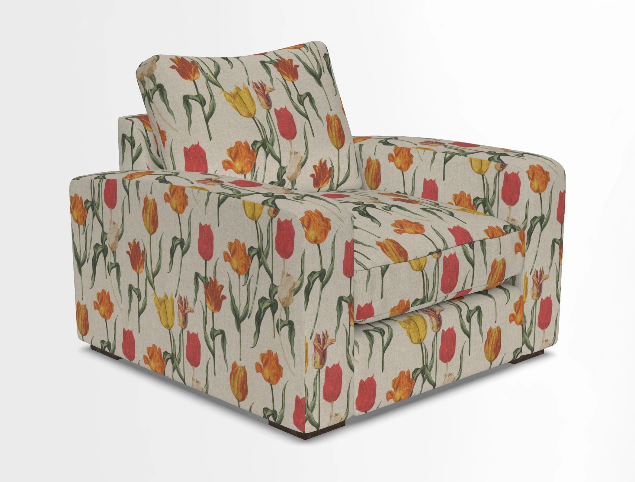 Stockbridge Chair in Two Tone Plain Biscuit