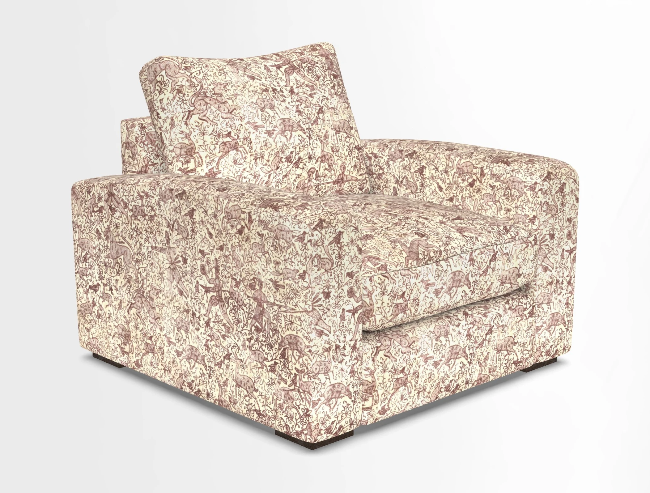 Stockbridge Chair in Two Tone Plain Biscuit