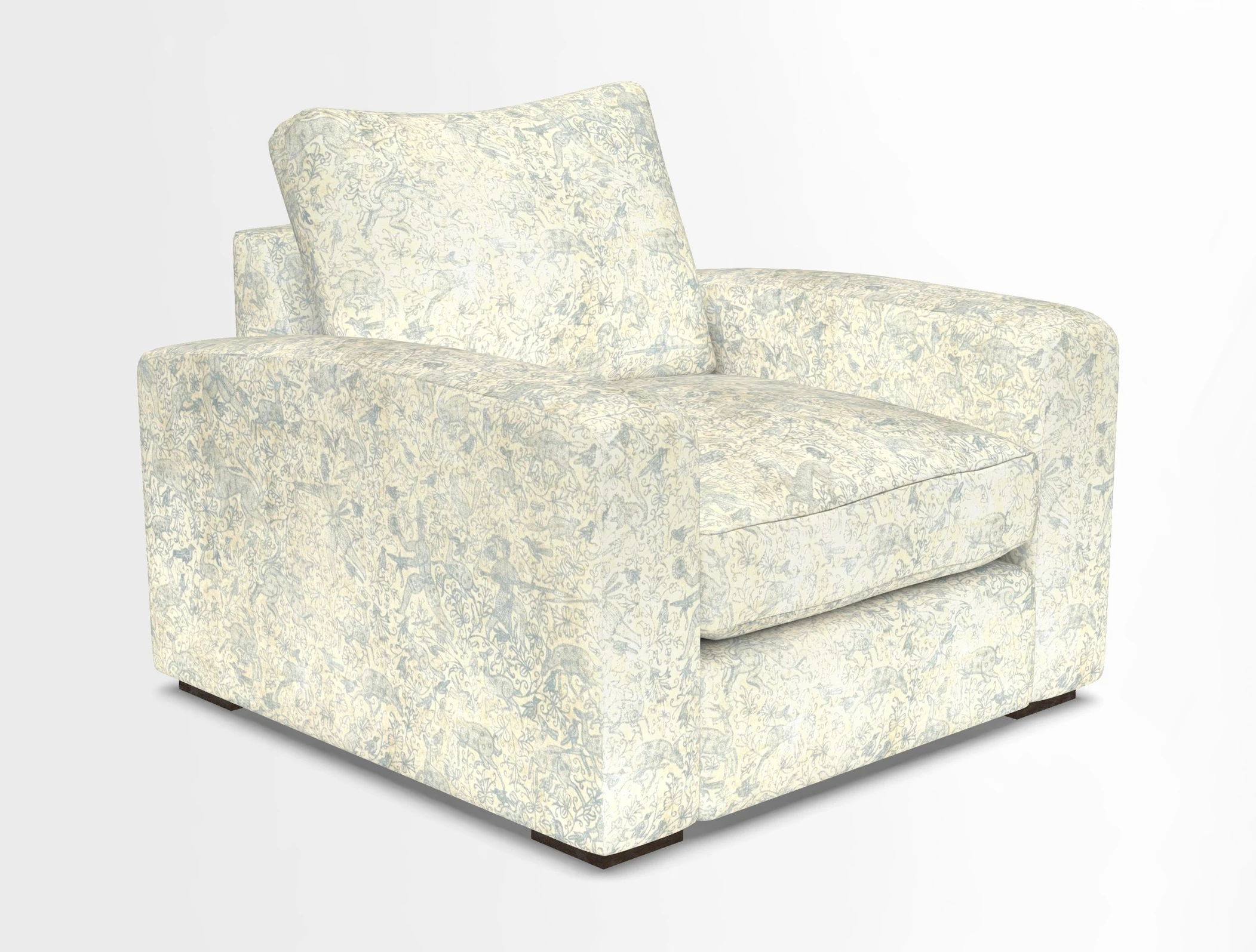 Stockbridge Chair in Two Tone Plain Biscuit