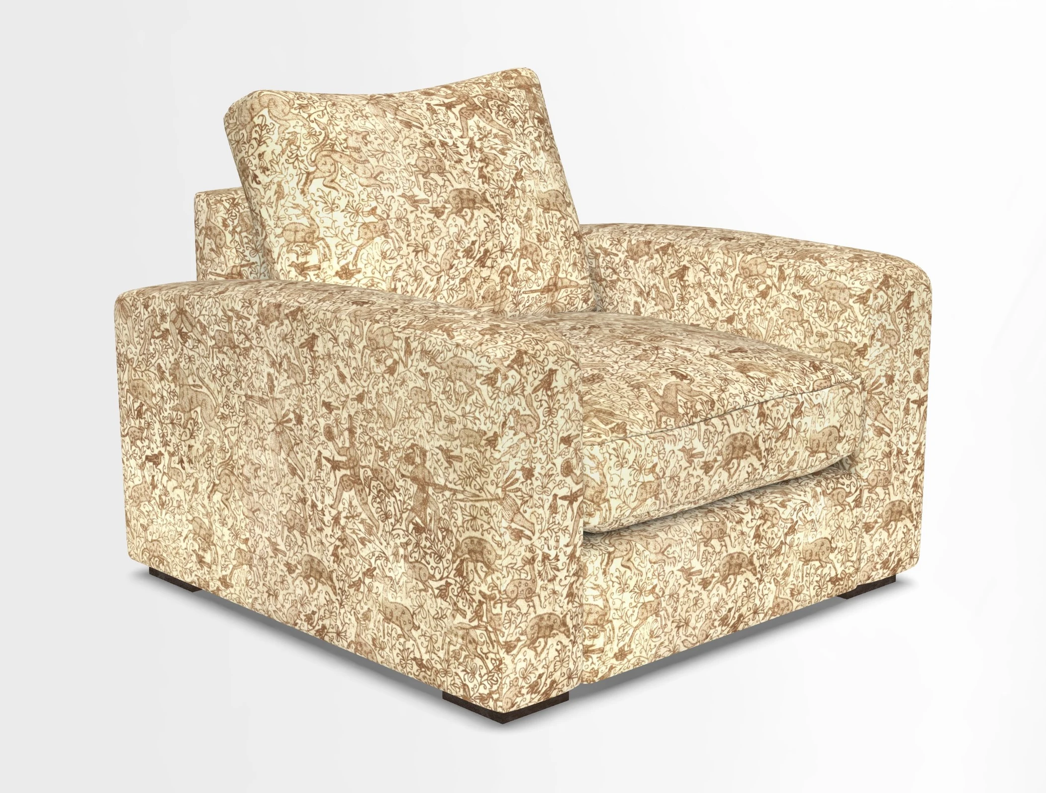 Stockbridge Chair in Two Tone Plain Biscuit