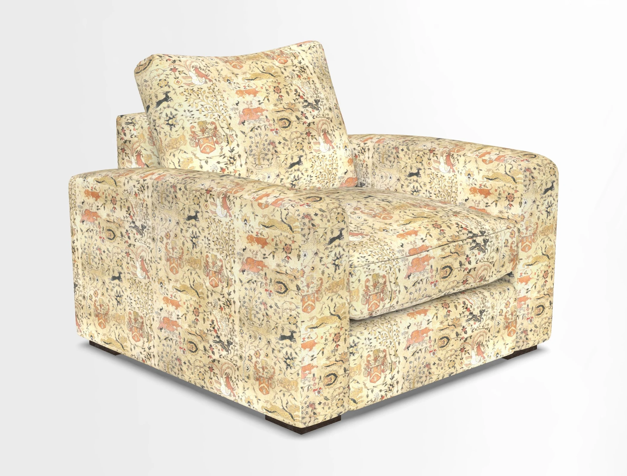Stockbridge Chair in Two Tone Plain Biscuit