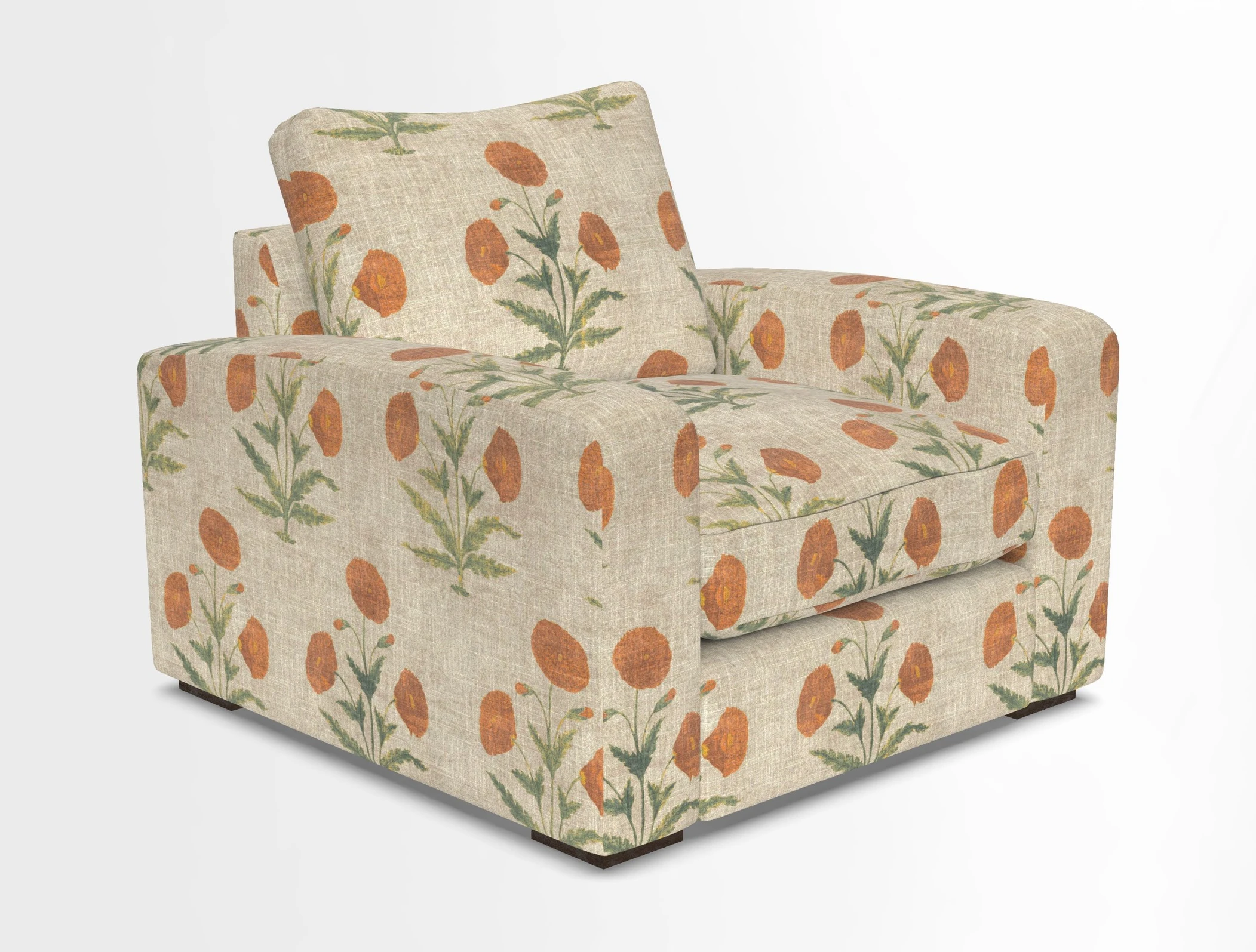 Stockbridge Chair in Two Tone Plain Biscuit