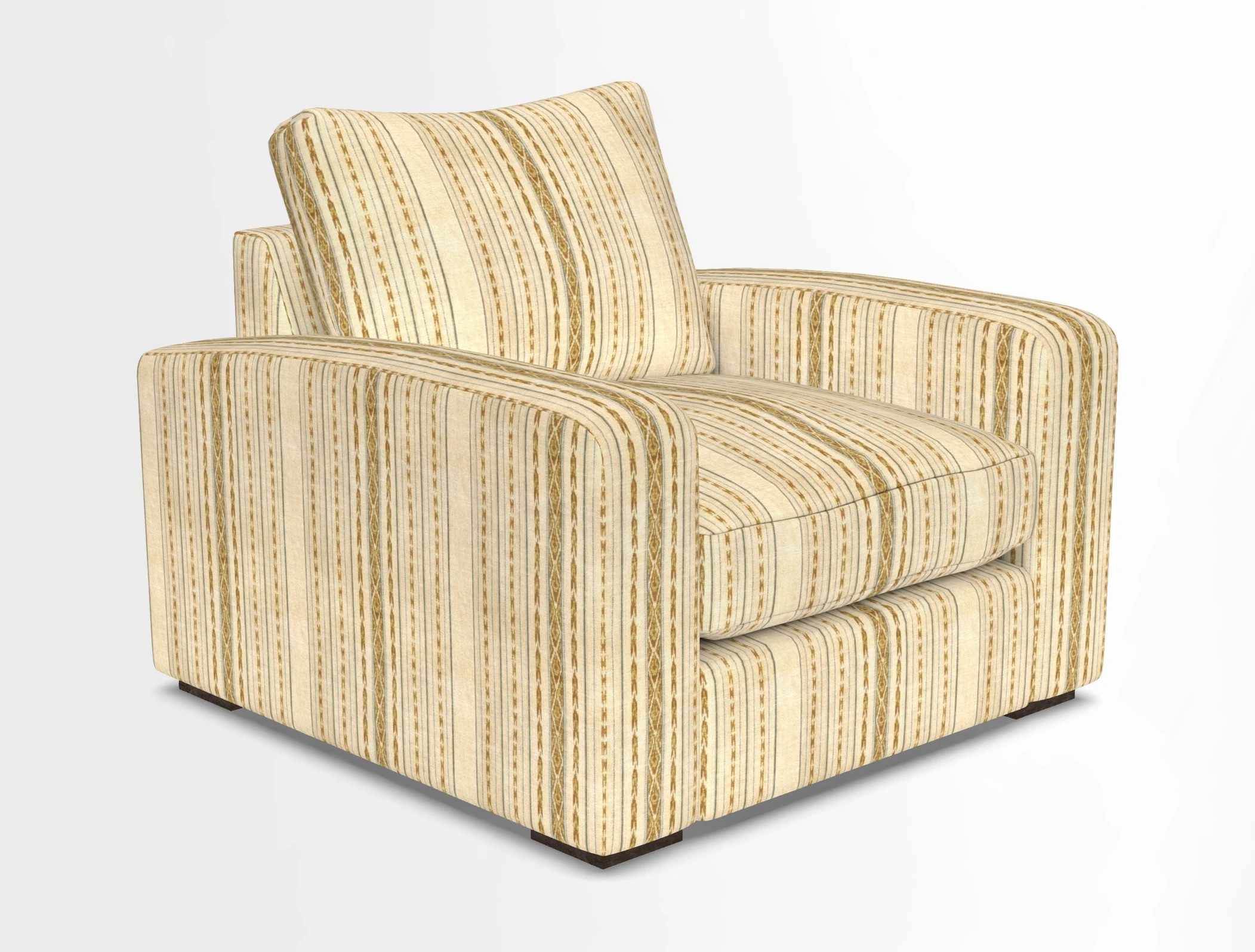 Stockbridge Chair in Two Tone Plain Biscuit