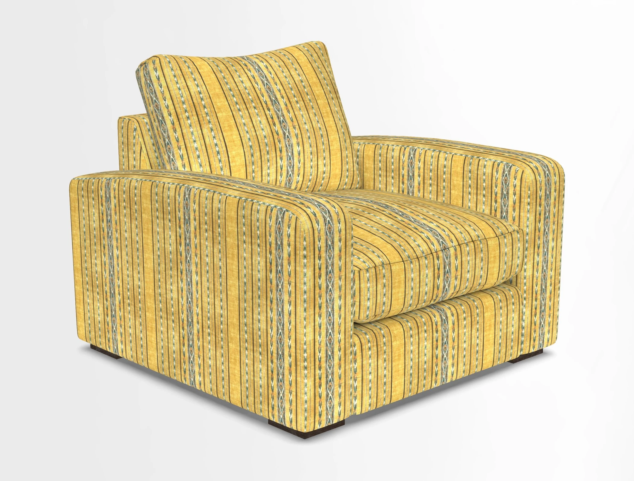 Stockbridge Chair in Two Tone Plain Biscuit