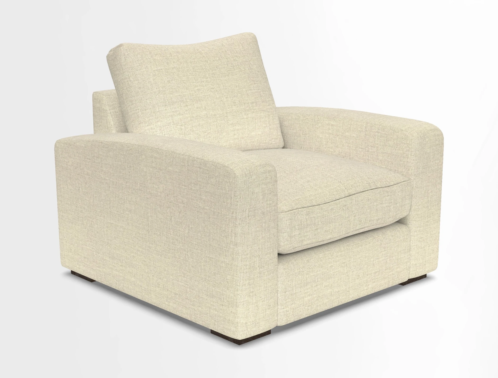 Stockbridge Chair in Two Tone Plain Biscuit