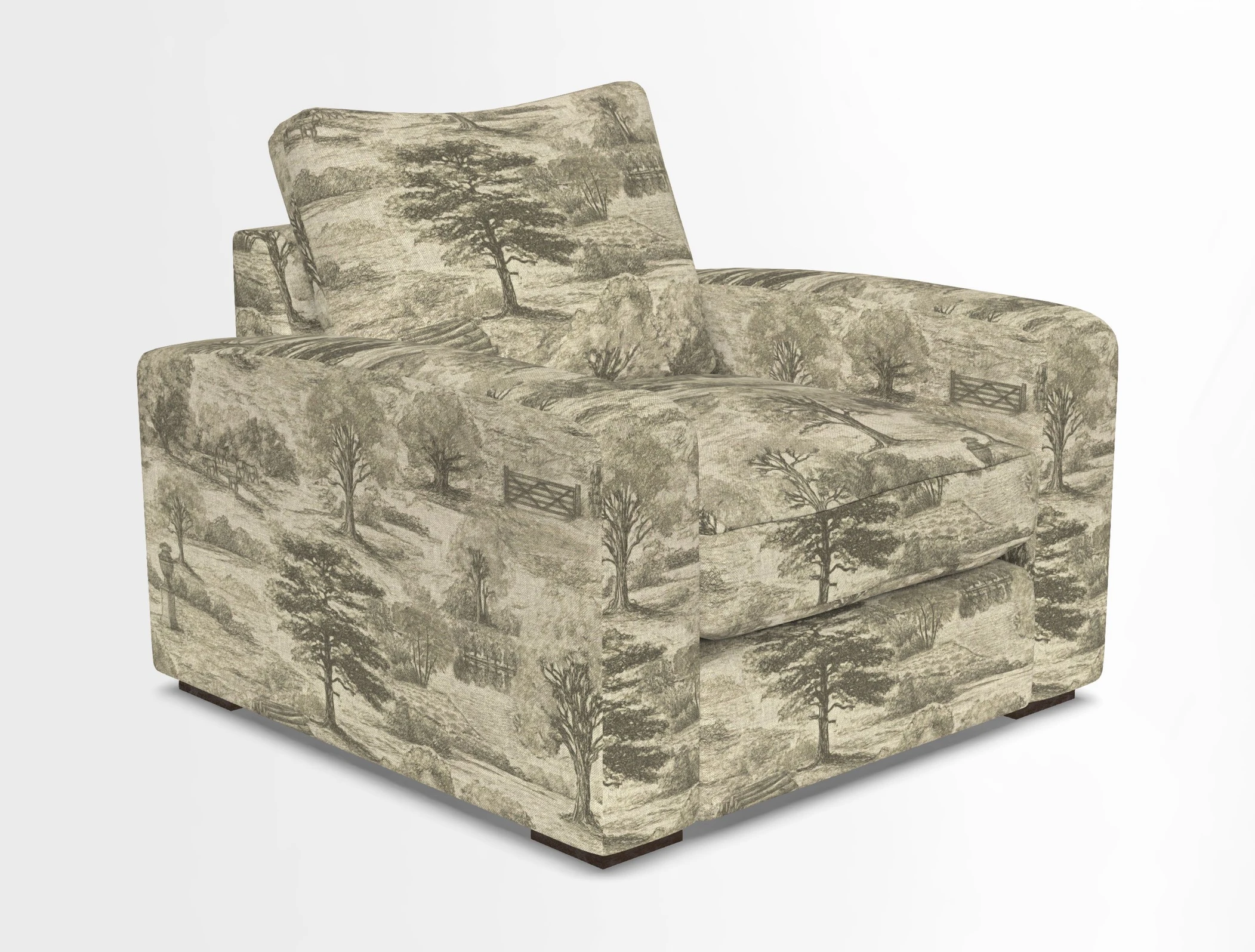 Stockbridge Chair in Two Tone Plain Biscuit
