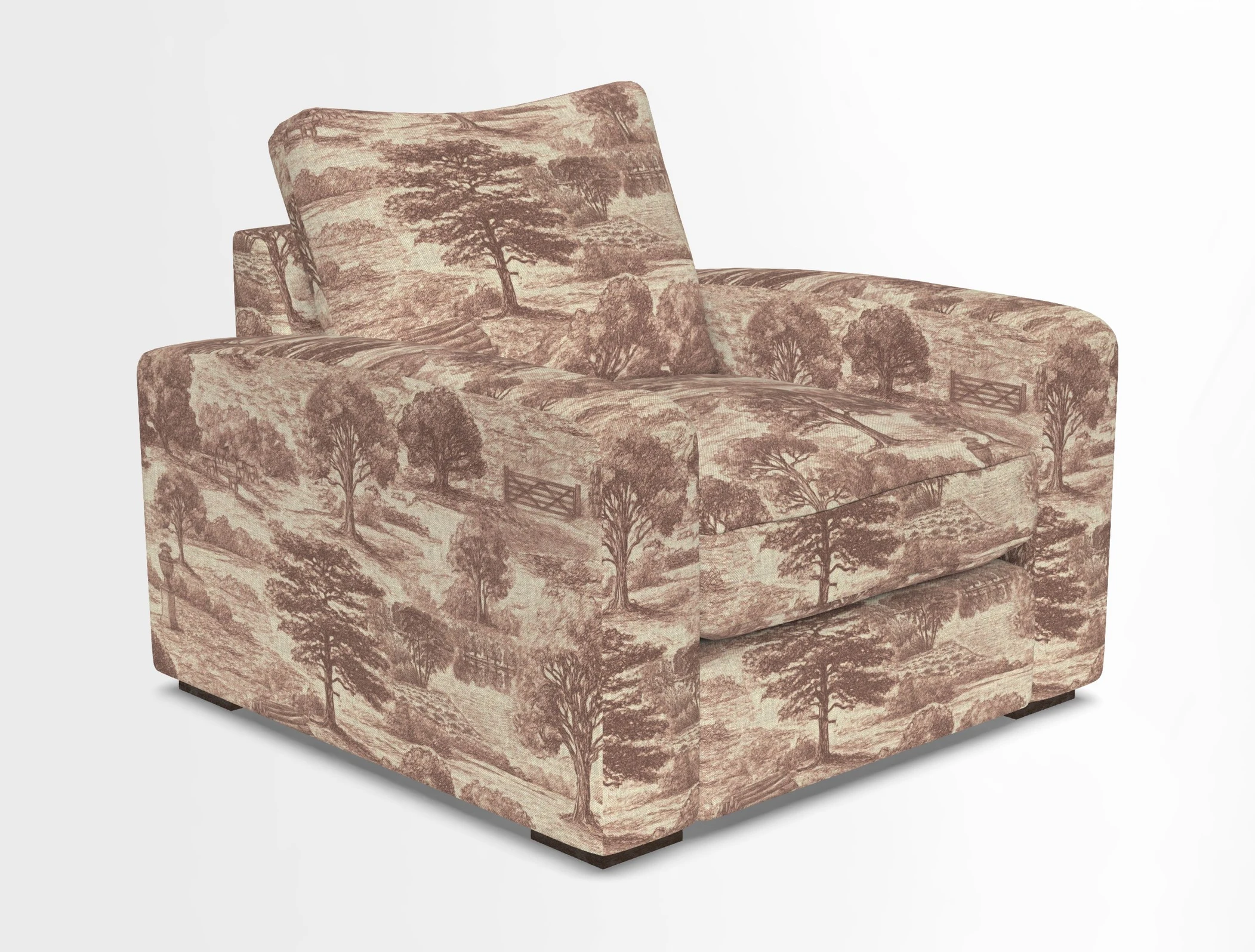 Stockbridge Chair in Two Tone Plain Biscuit