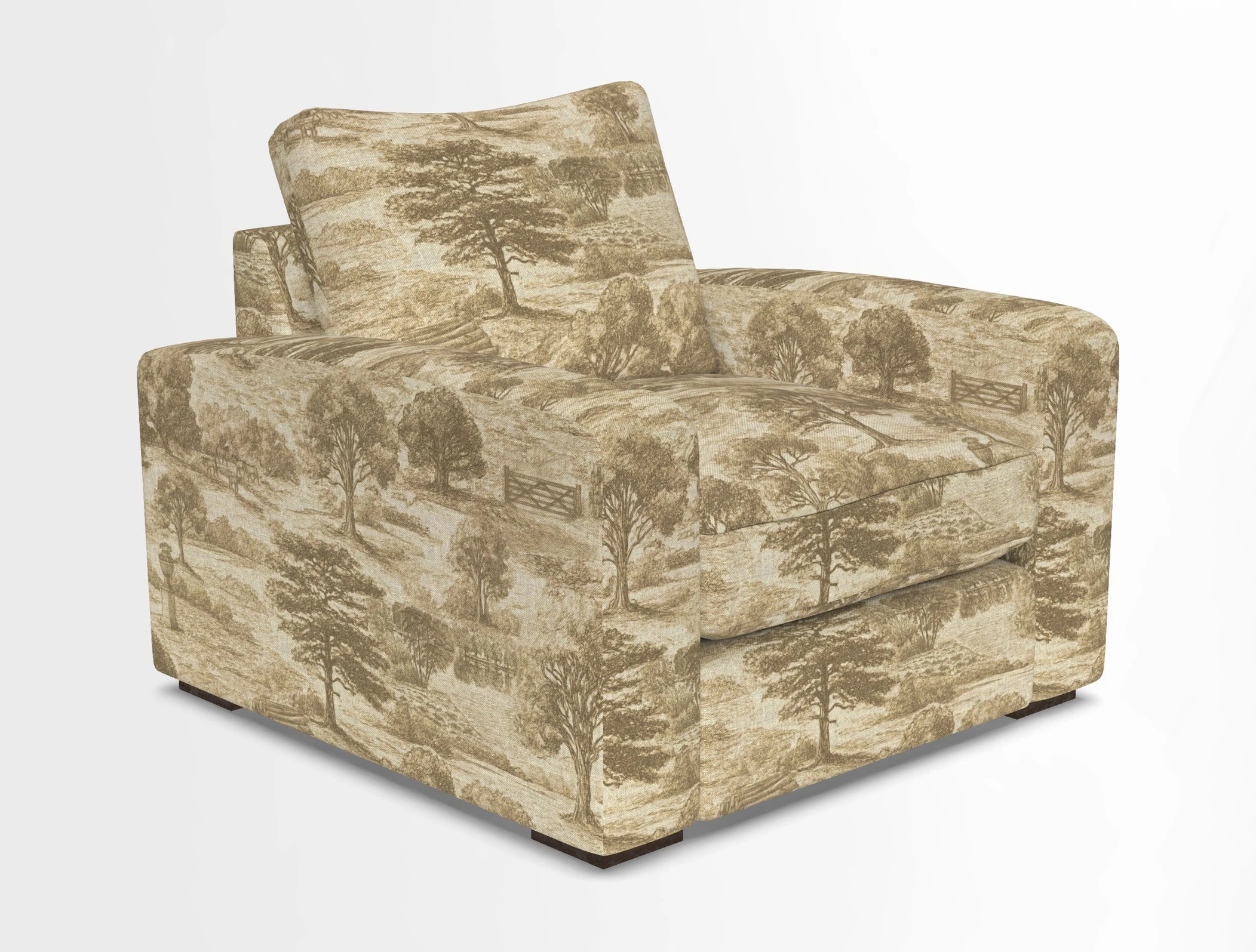 Stockbridge Chair in Two Tone Plain Biscuit