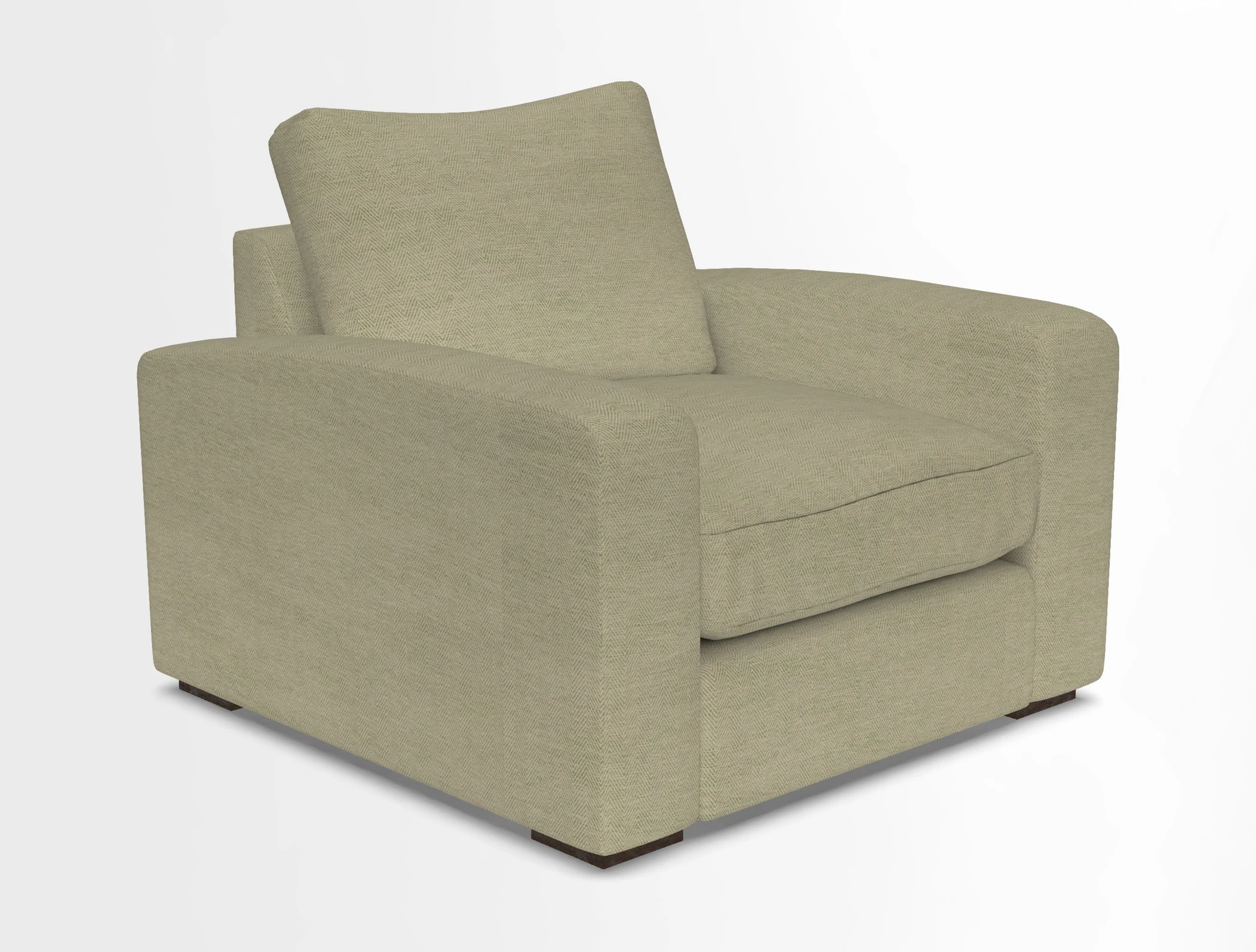 Stockbridge Chair in Two Tone Plain Biscuit