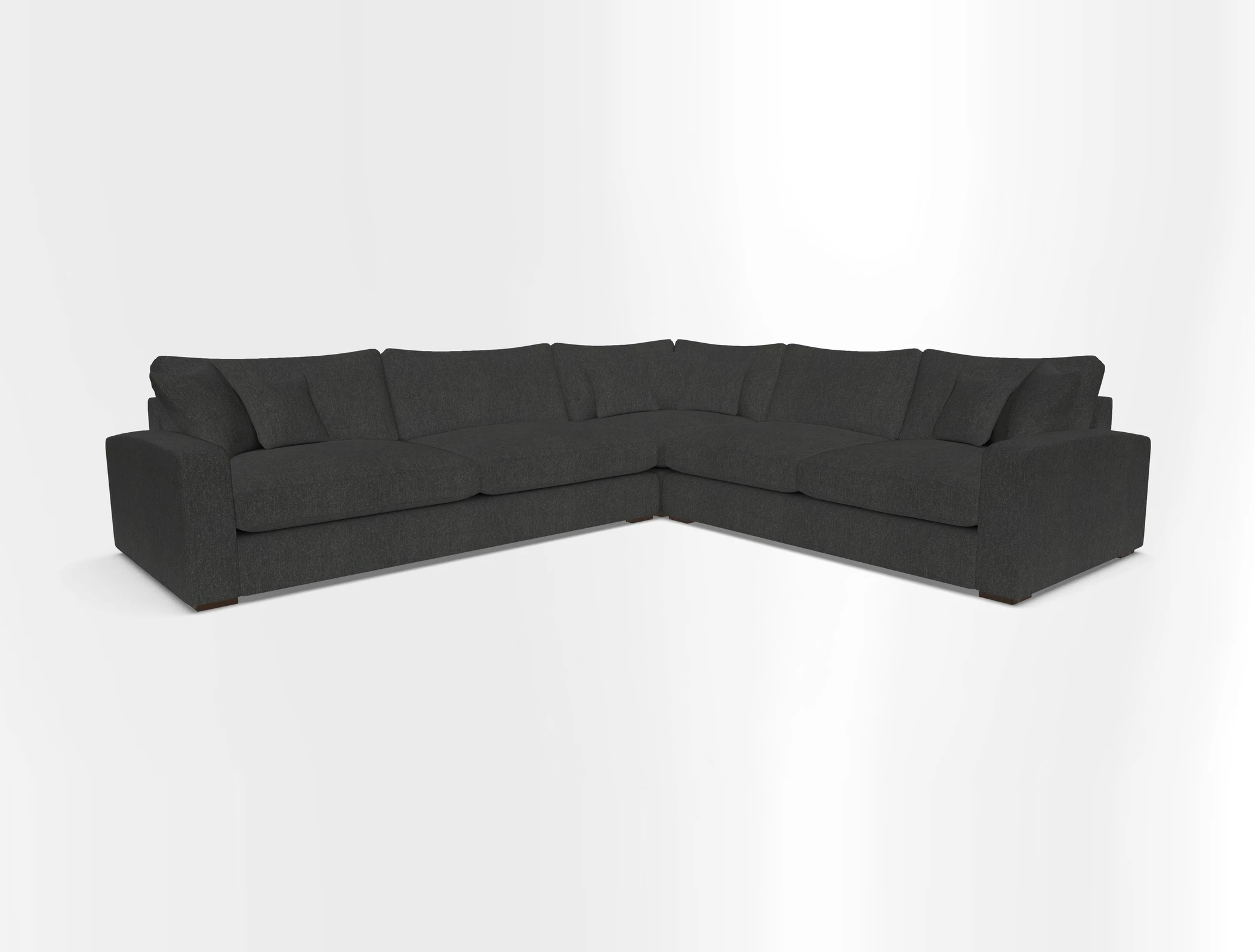 Stockbridge Corner Sofa LHF in V&A Threads of India Opulent Velvets Ikat Mirage Burnt Umber 