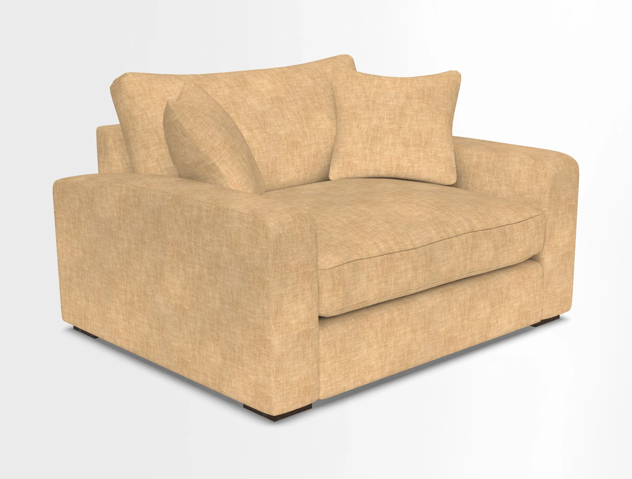 Stockbridge Snuggler in Two Tone Plain Biscuit