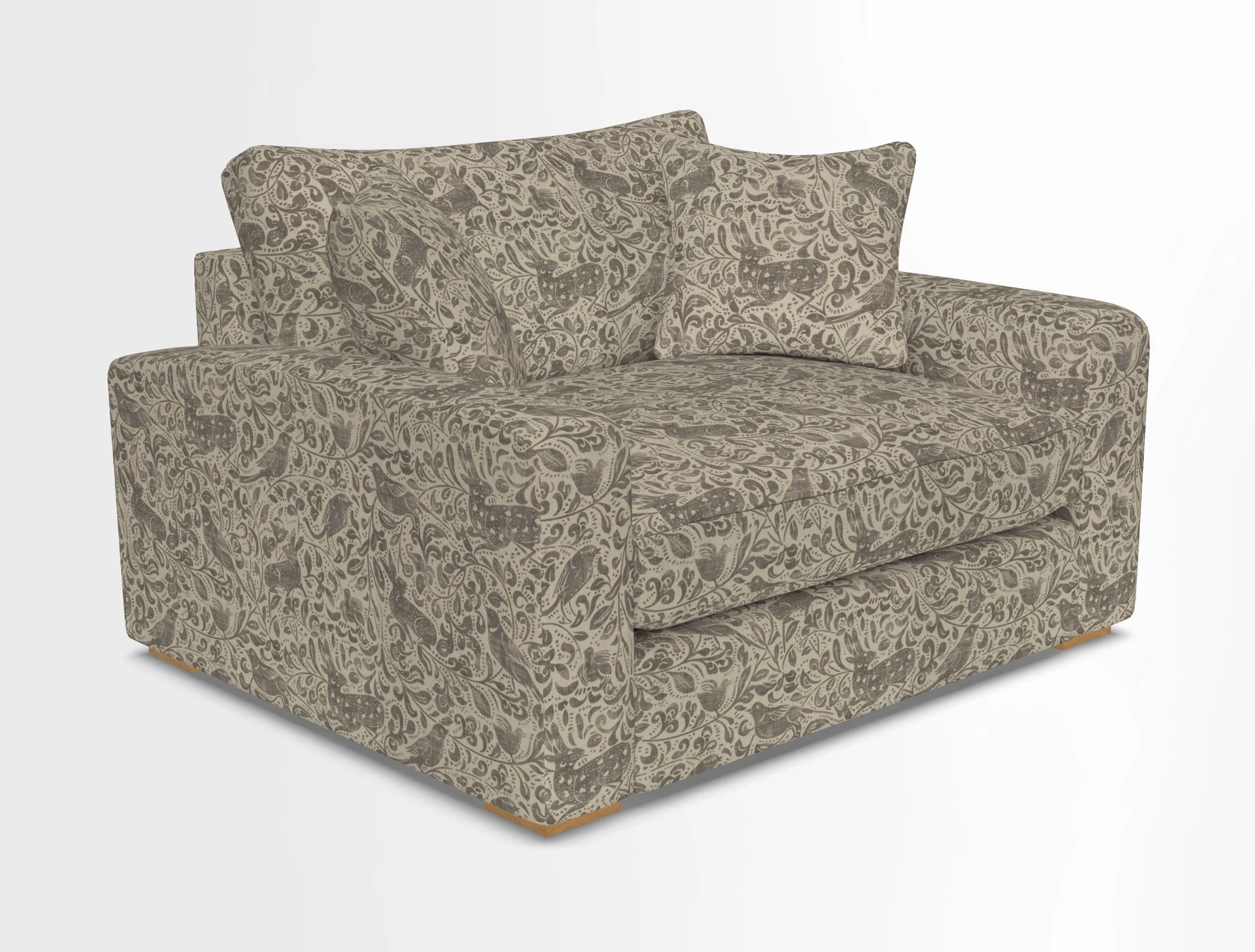 Stockbridge Snuggler in Two Tone Plain Biscuit
