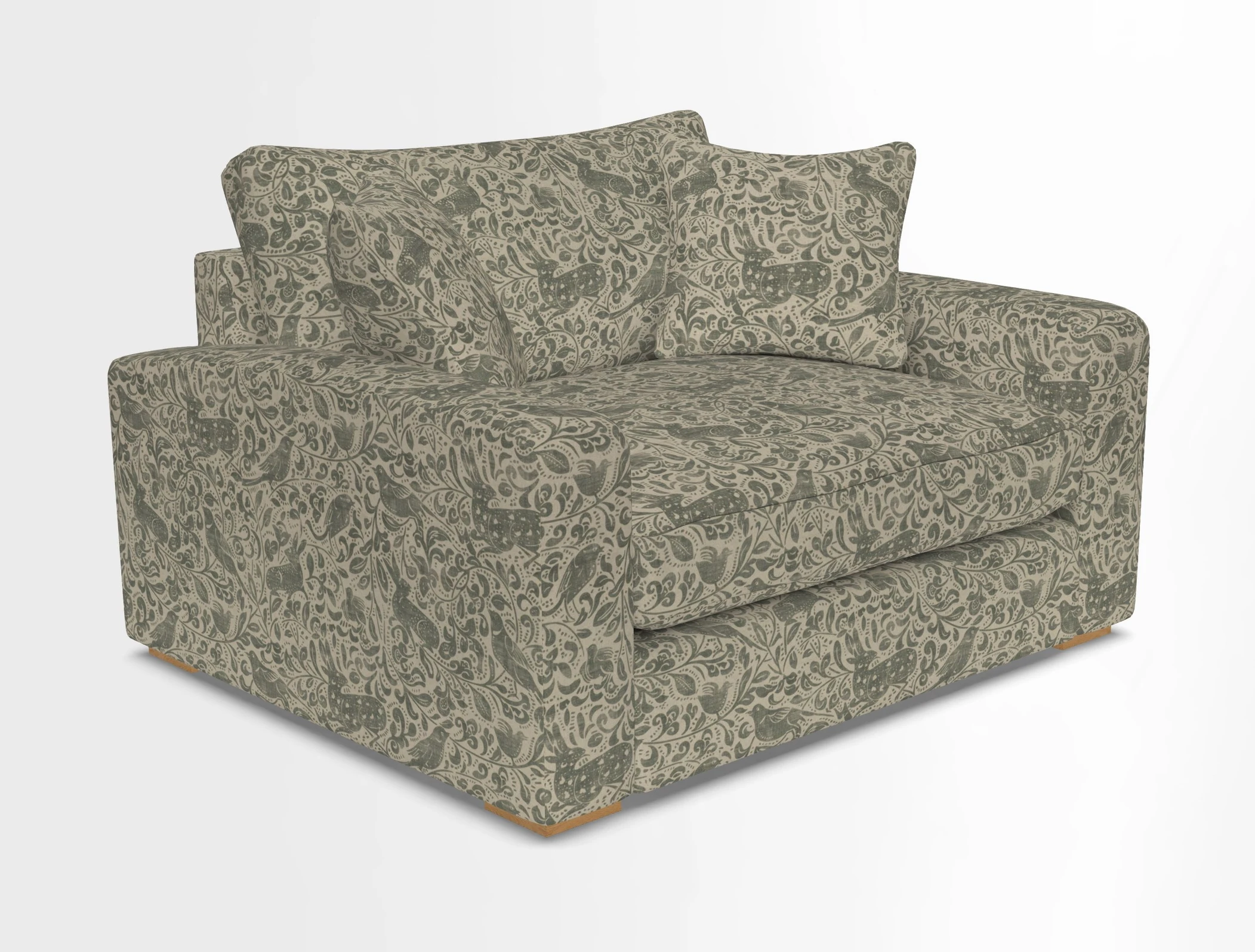 Stockbridge Snuggler in Two Tone Plain Biscuit