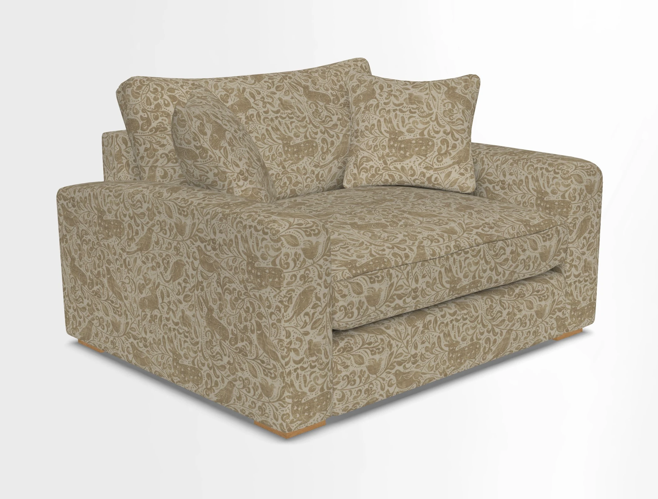 Stockbridge Snuggler in Two Tone Plain Biscuit