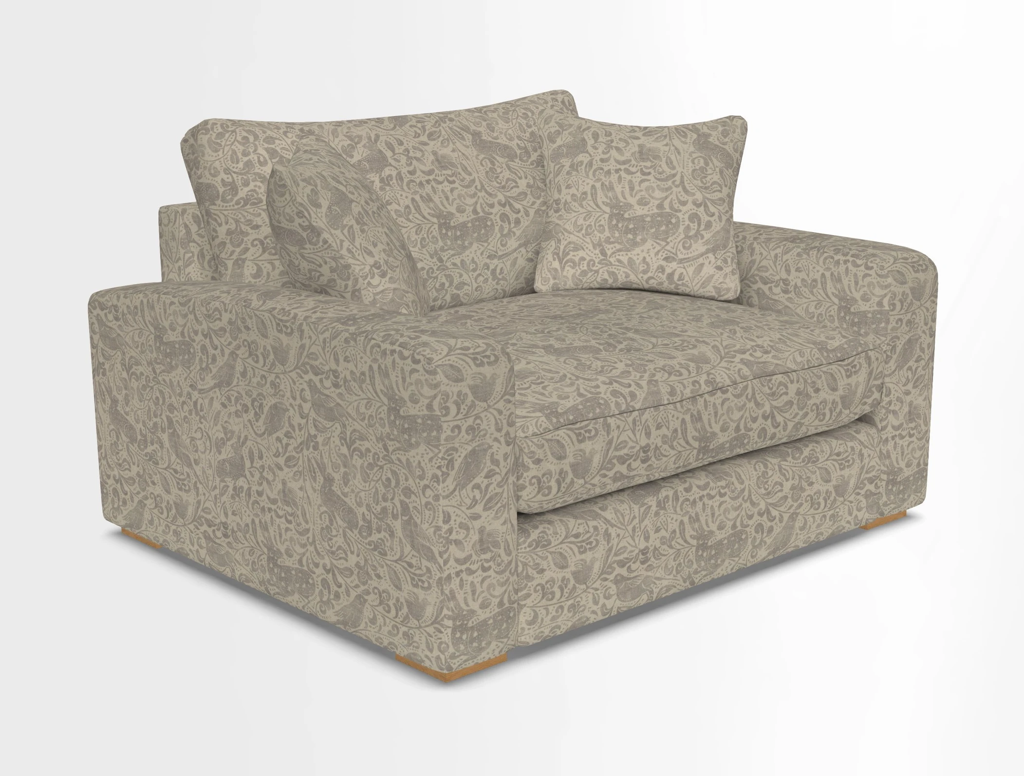 Stockbridge Snuggler in Two Tone Plain Biscuit