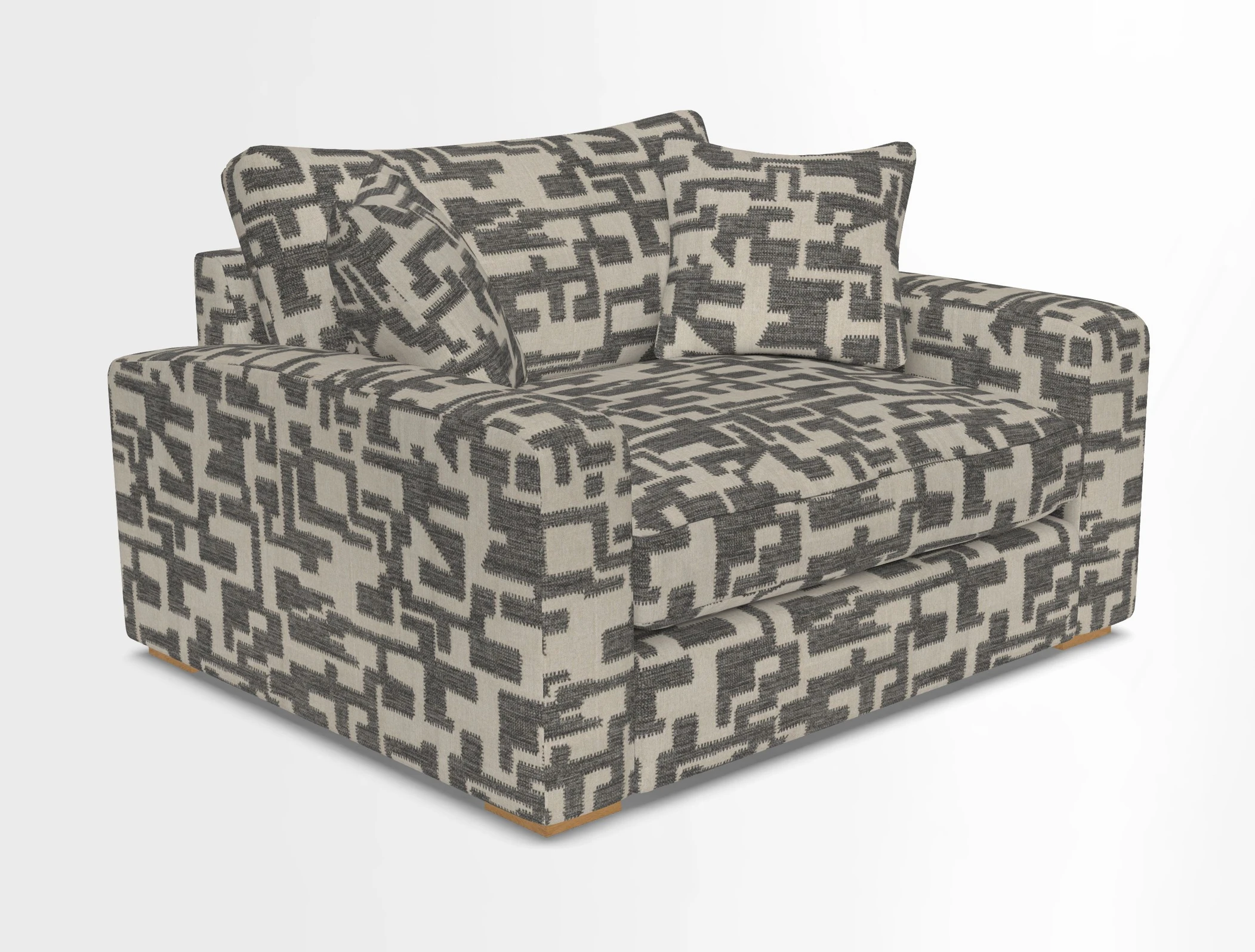 Stockbridge Snuggler in Two Tone Plain Biscuit