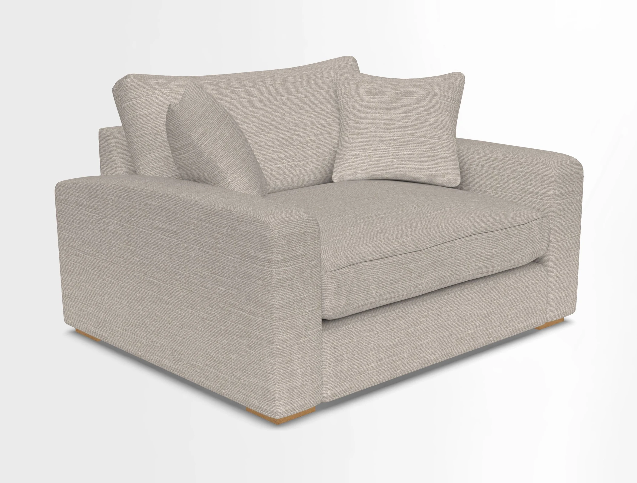 Stockbridge Snuggler in Two Tone Plain Biscuit